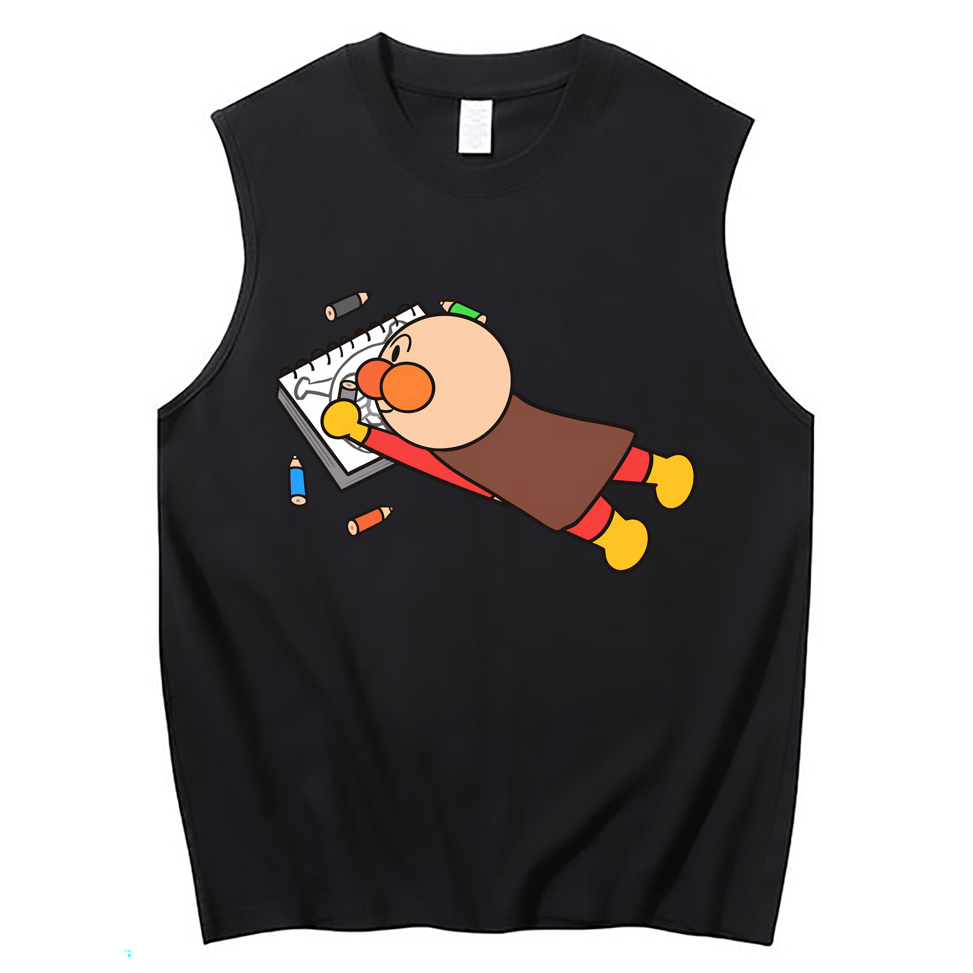 （画像用） アンパンマン Anpanman コットン100％タンクトップ（フロントプリント）