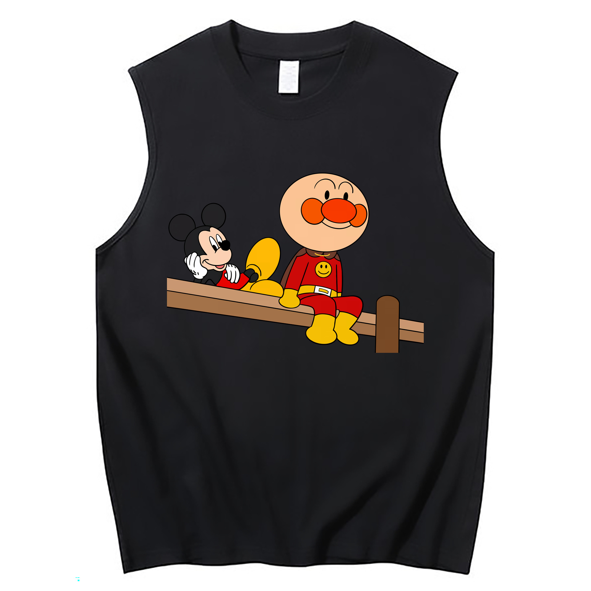 （画像用） アンパンマン Anpanman コットン100％タンクトップ（フロントプリント）
