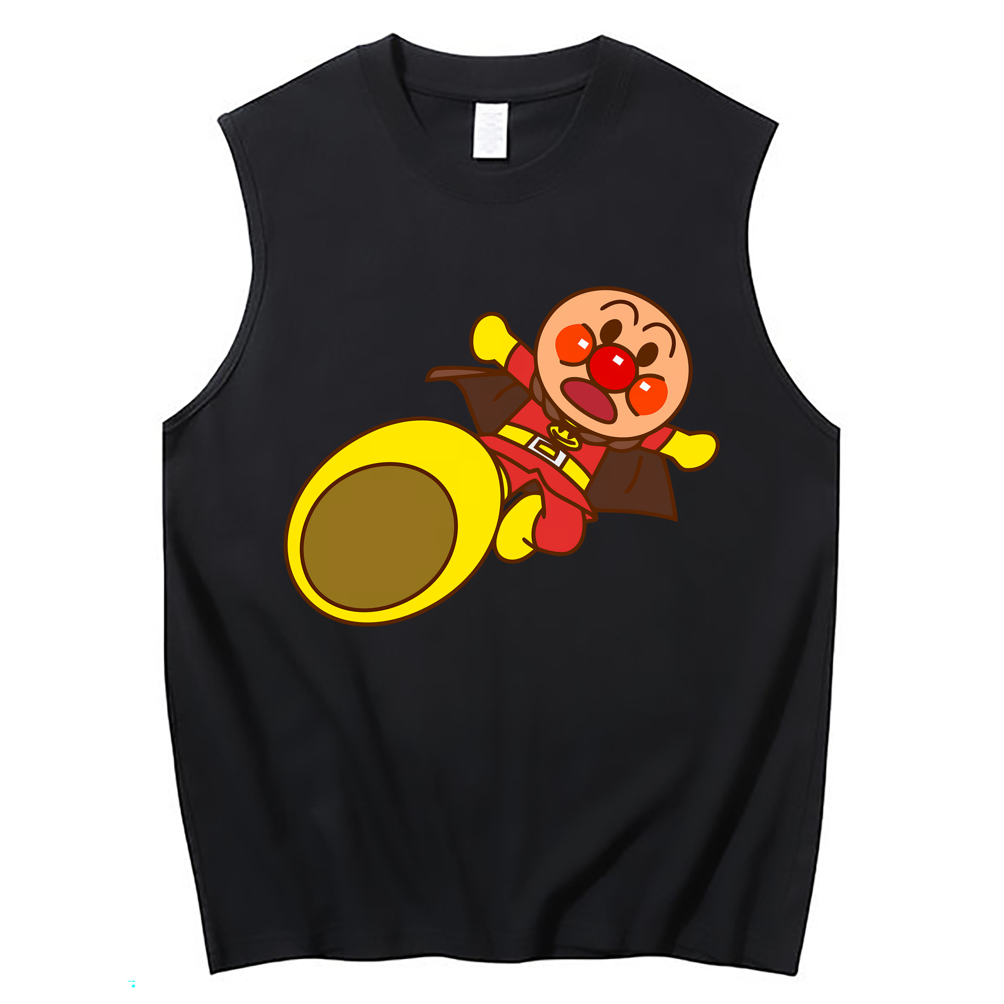 （画像用） アンパンマン Anpanman コットン100％タンクトップ（フロントプリント）
