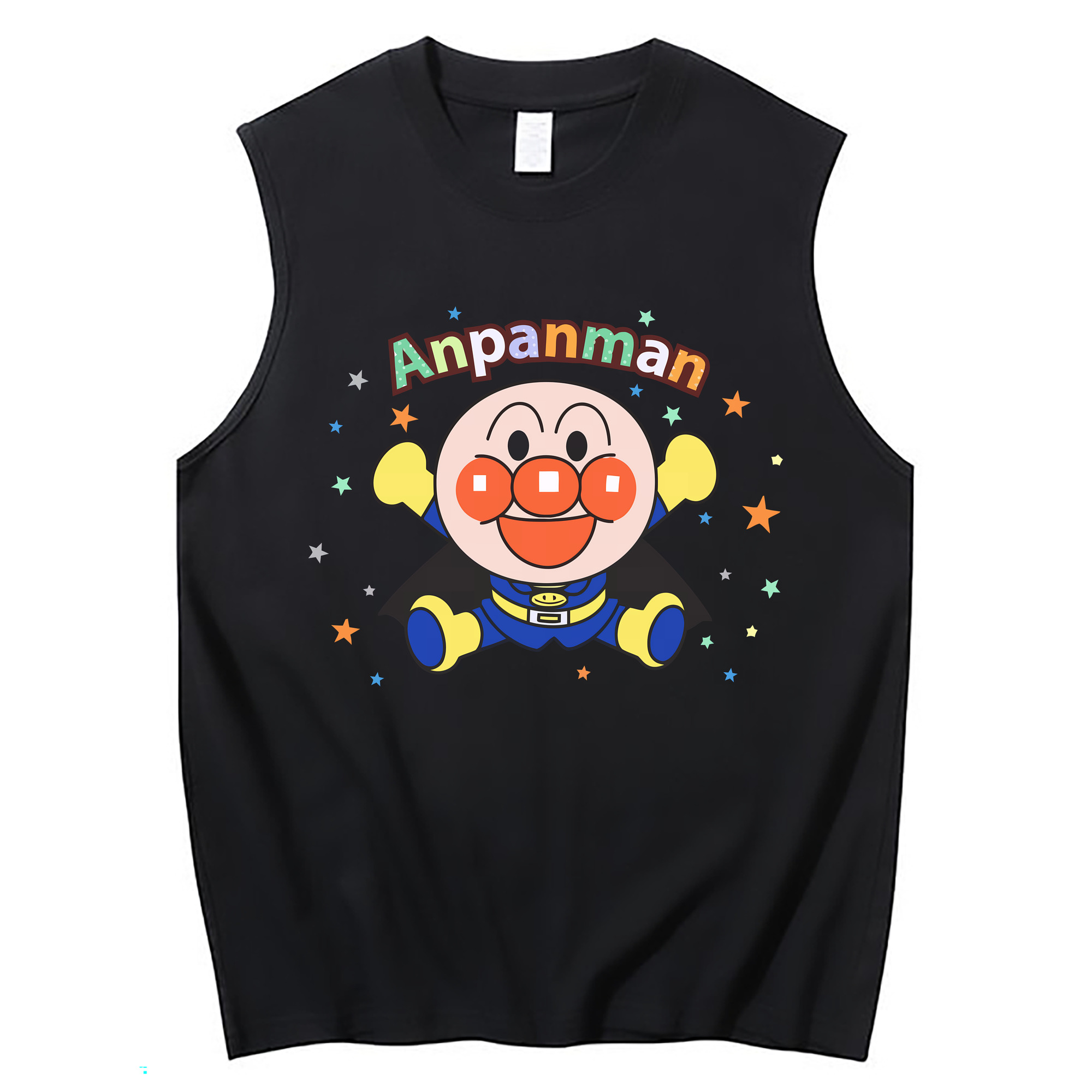 （画像用） アンパンマン Anpanman コットン100％タンクトップ（フロントプリント）