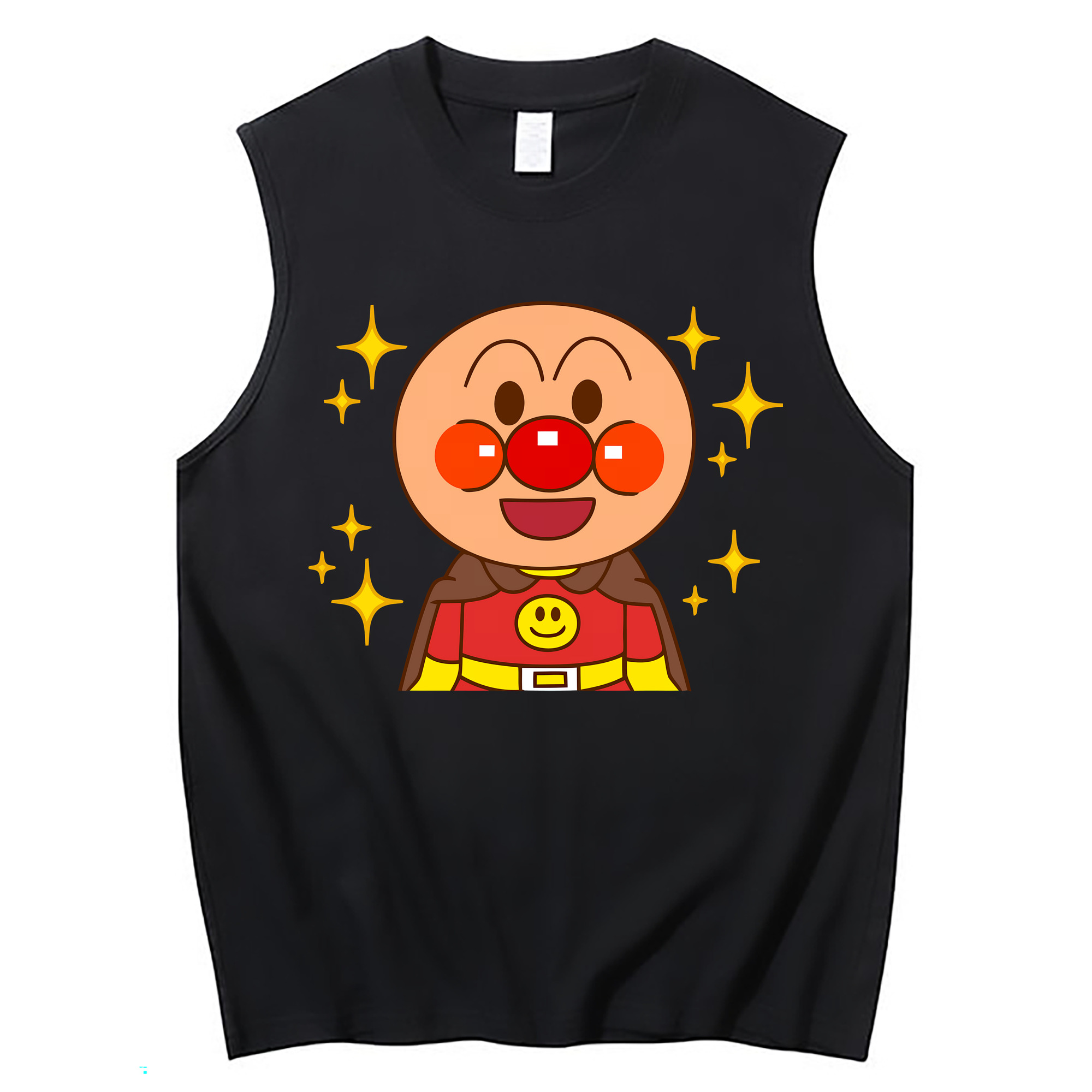 （画像用） アンパンマン Anpanman コットン100％タンクトップ（フロントプリント）