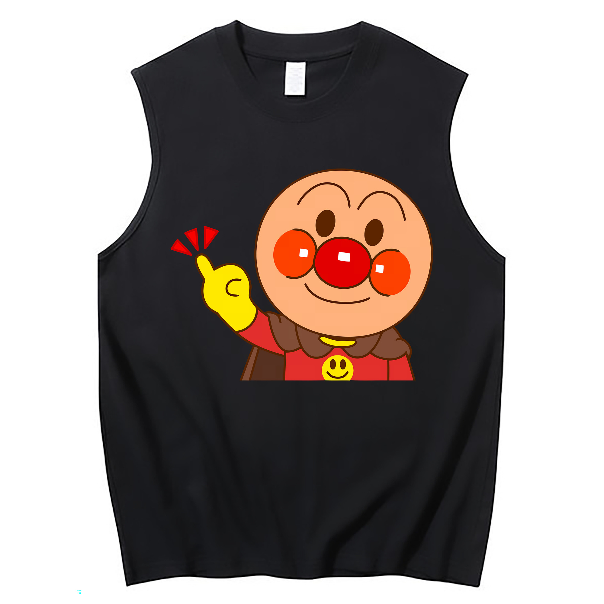 （画像用） アンパンマン Anpanman コットン100％タンクトップ（フロントプリント）