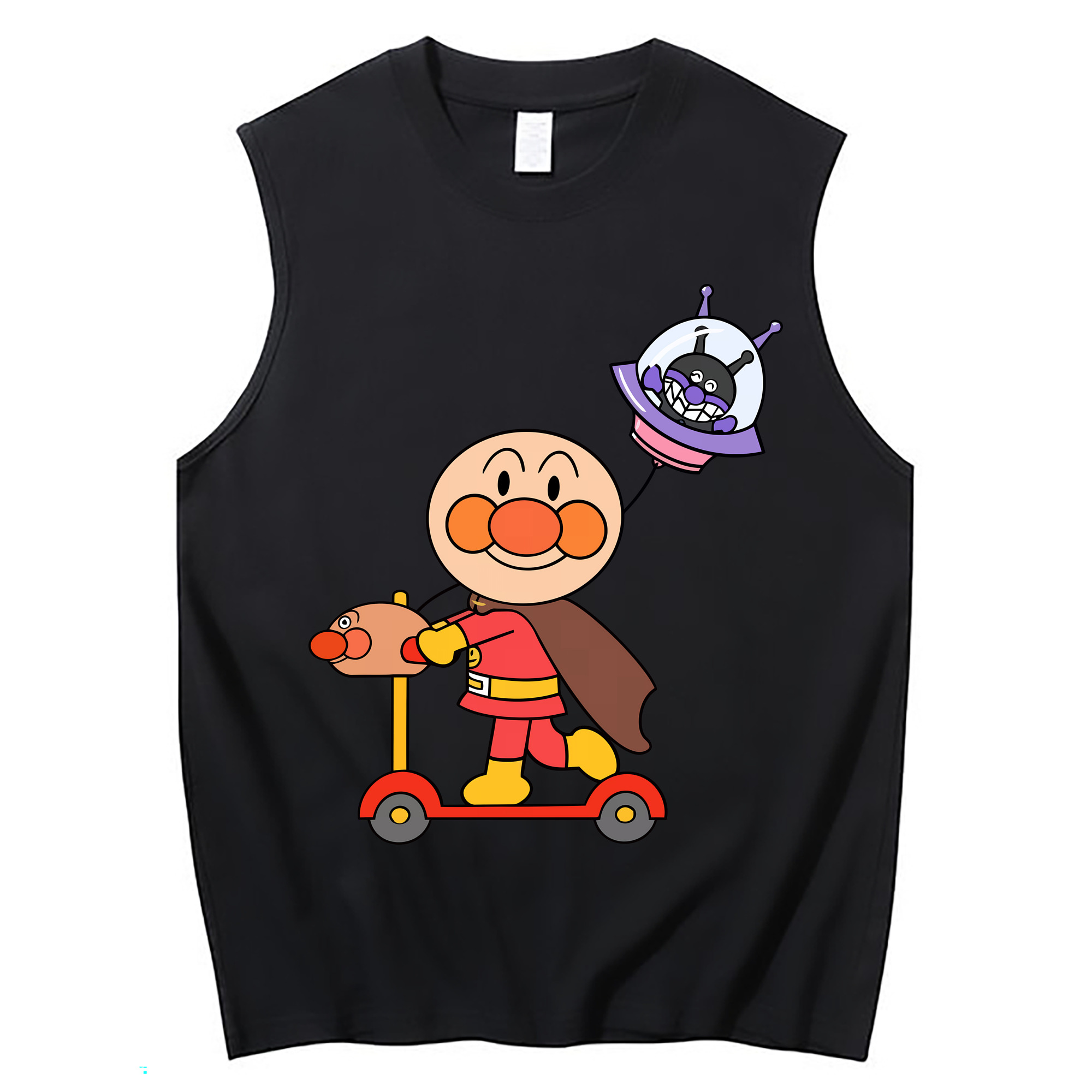 （画像用） アンパンマン Anpanman コットン100％タンクトップ（フロントプリント）