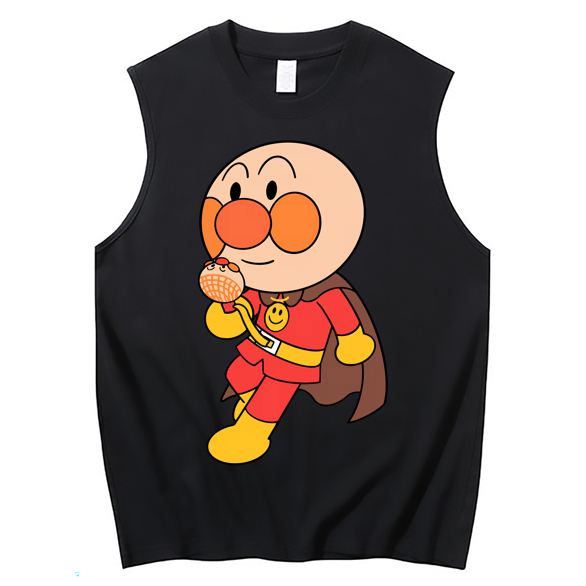 （画像用） アンパンマン Anpanman コットン100％タンクトップ（フロントプリント）