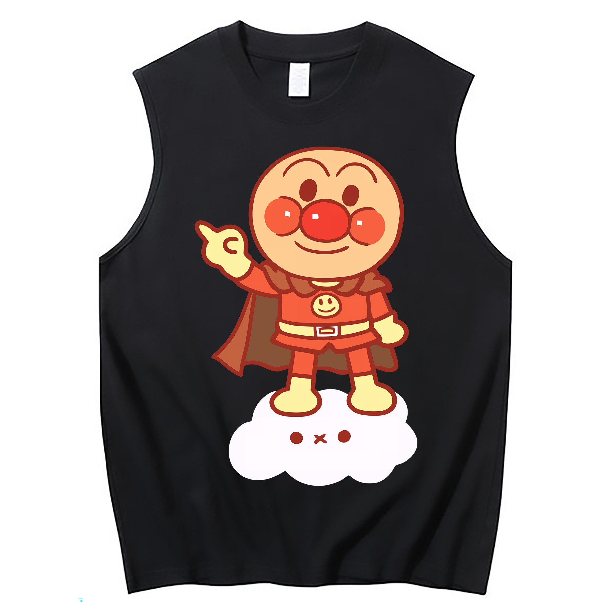 （画像用） アンパンマン Anpanman コットン100％タンクトップ（フロントプリント）