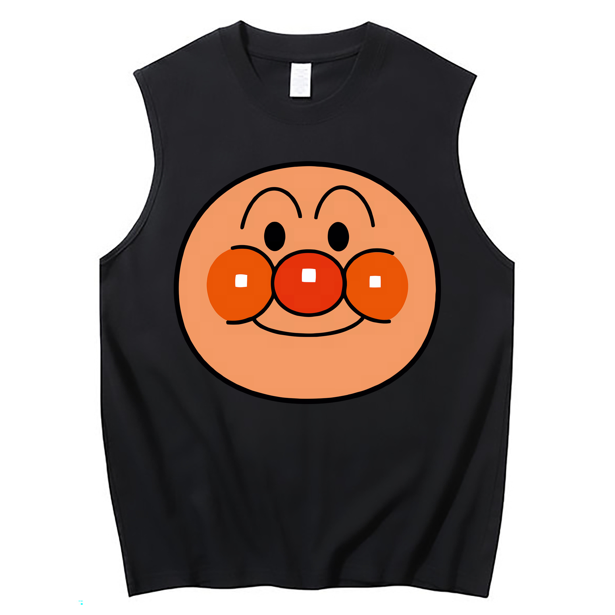 （画像用） アンパンマン Anpanman コットン100％タンクトップ（フロントプリント）