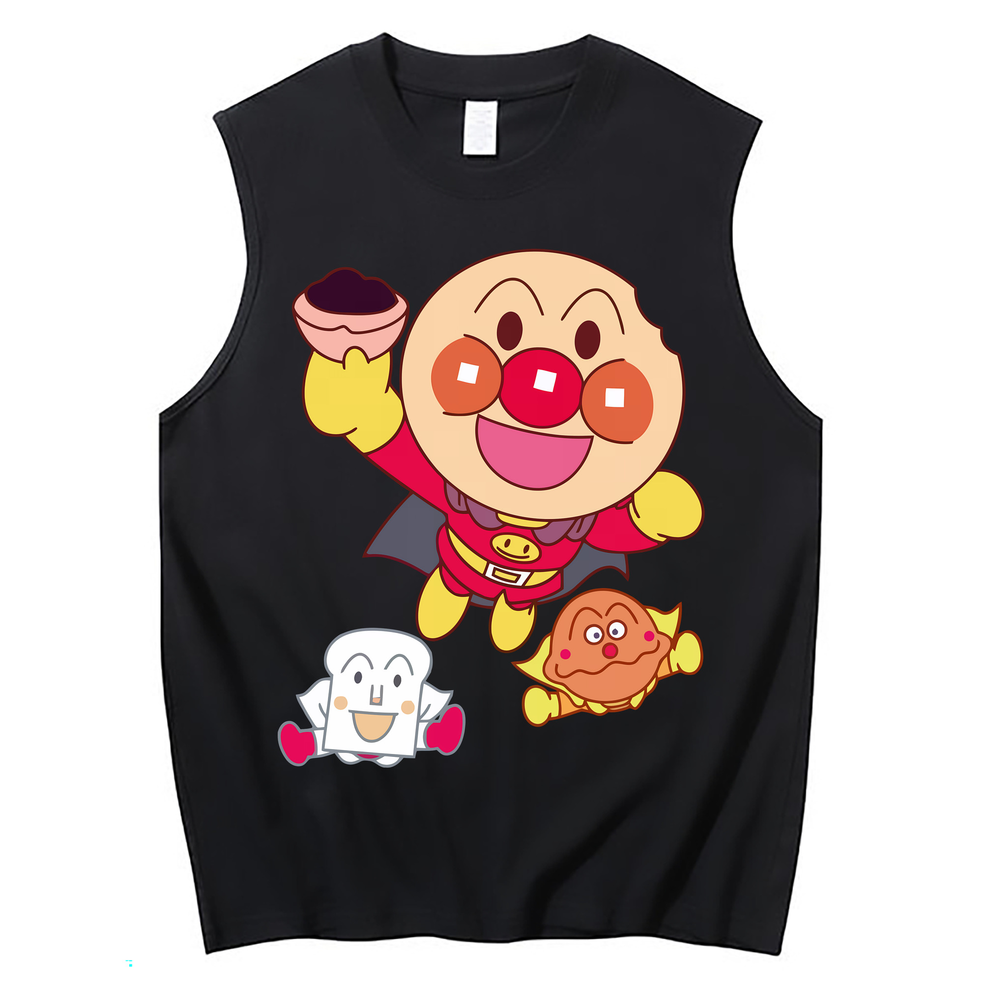 （画像用） アンパンマン Anpanman コットン100％タンクトップ（フロントプリント）