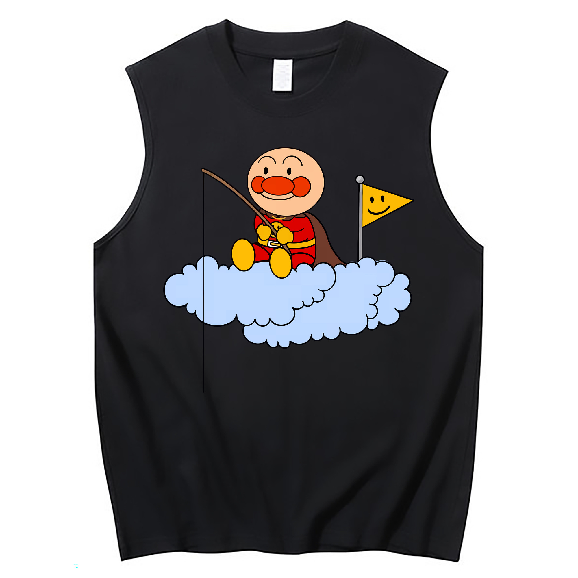 （画像用） アンパンマン Anpanman コットン100％タンクトップ（フロントプリント）