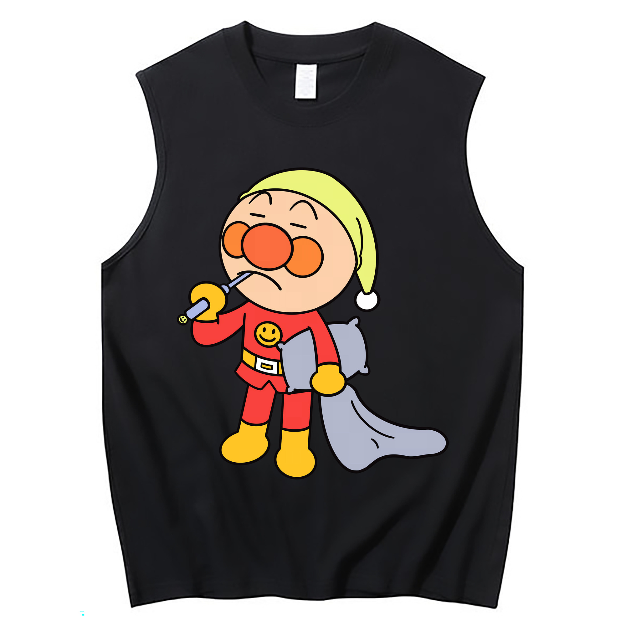 （画像用） アンパンマン Anpanman コットン100％タンクトップ（フロントプリント）