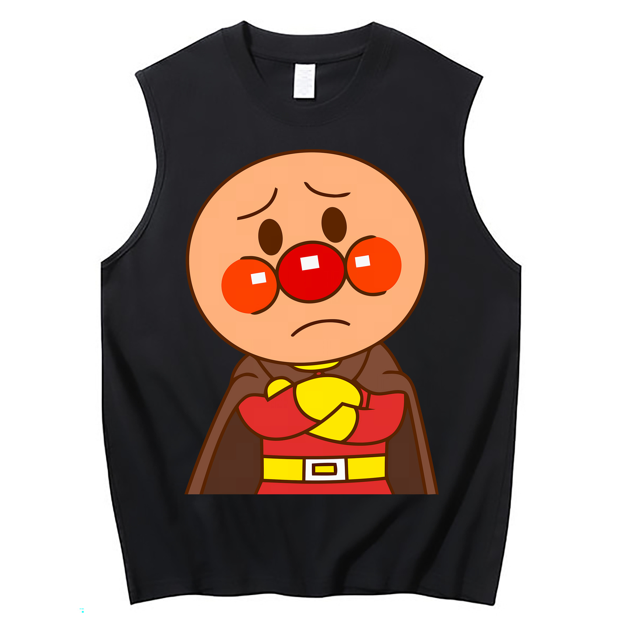 （画像用） アンパンマン Anpanman コットン100％タンクトップ（フロントプリント）