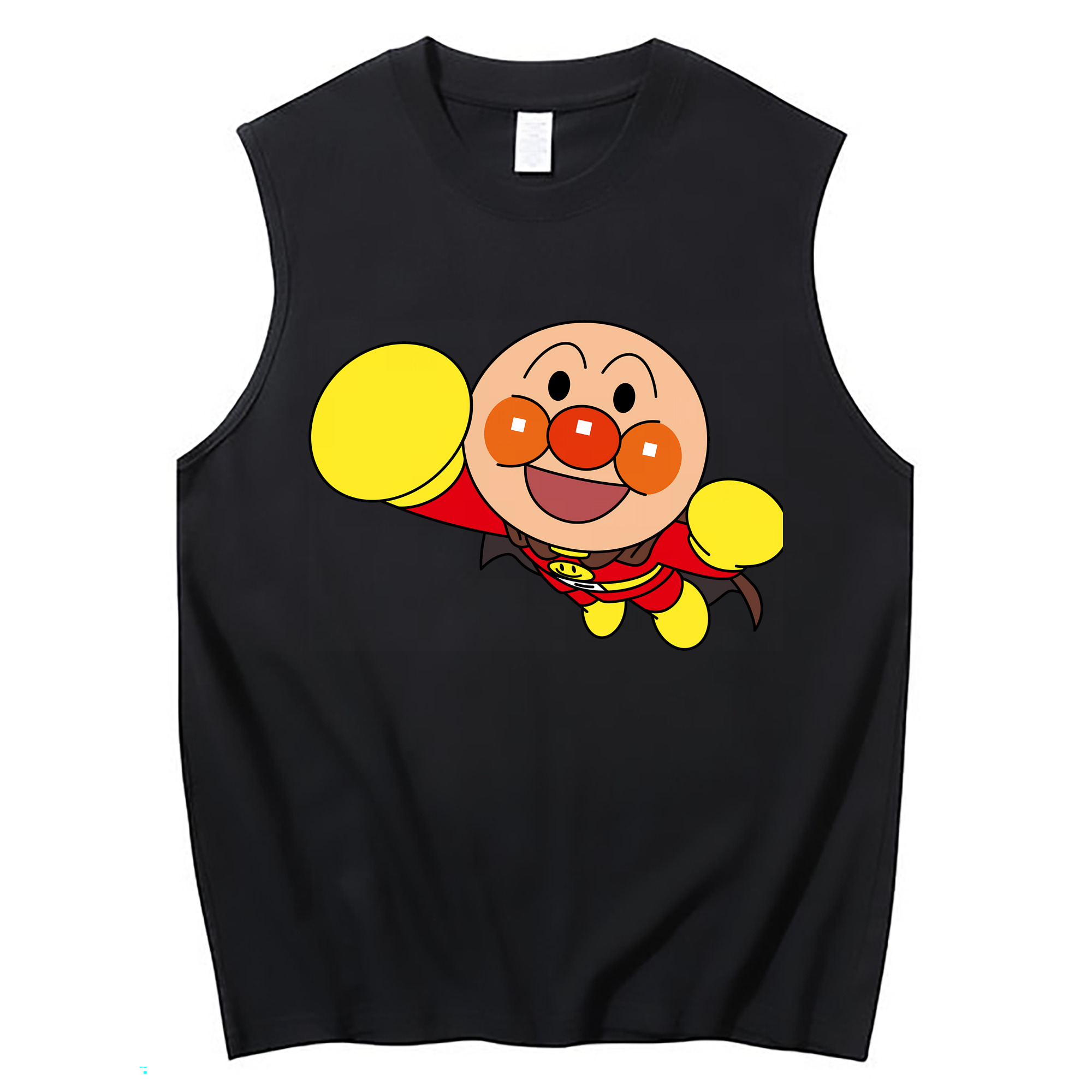 （画像用） アンパンマン Anpanman コットン100％タンクトップ（フロントプリント）