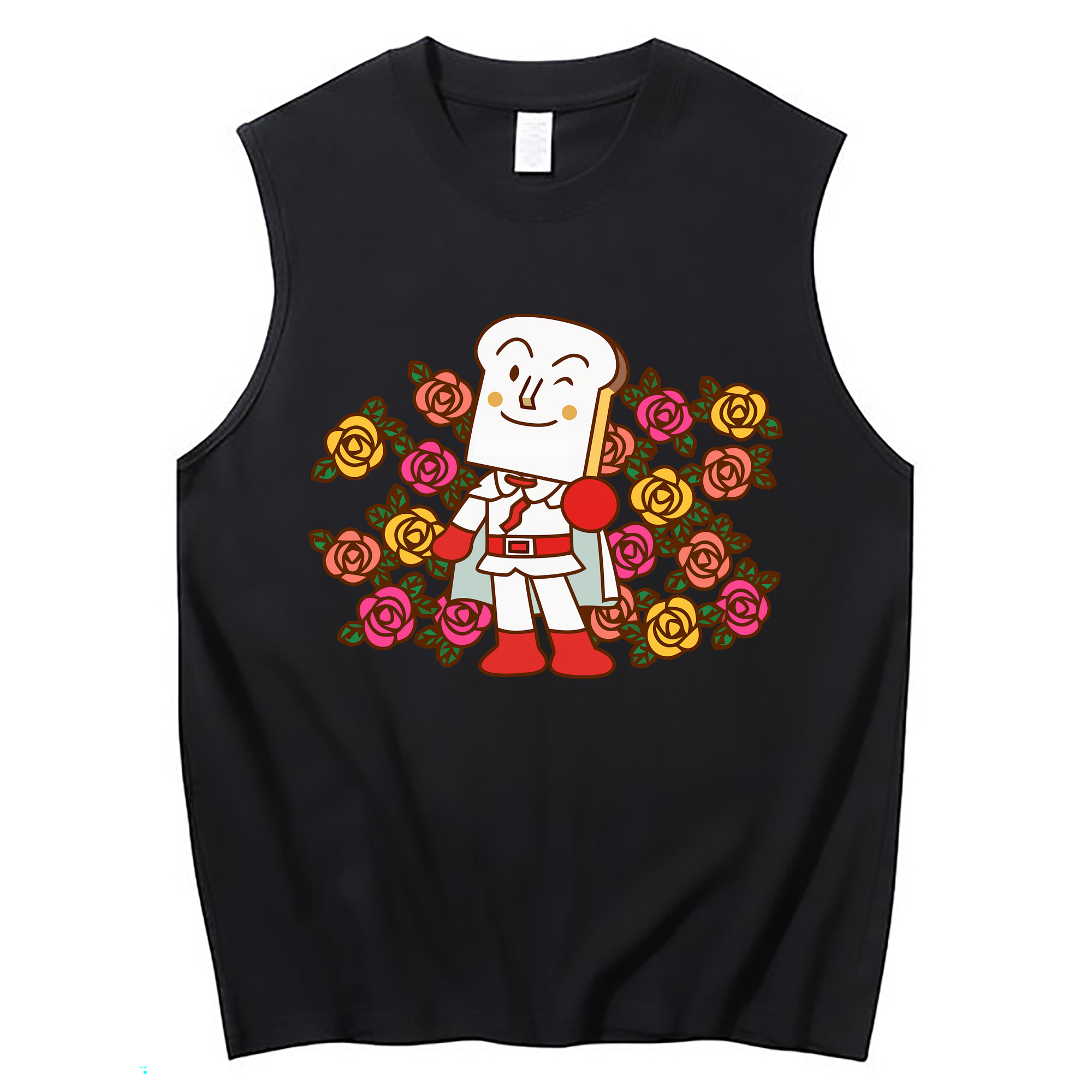 （画像用） アンパンマン Anpanman コットン100％タンクトップ（フロントプリント）