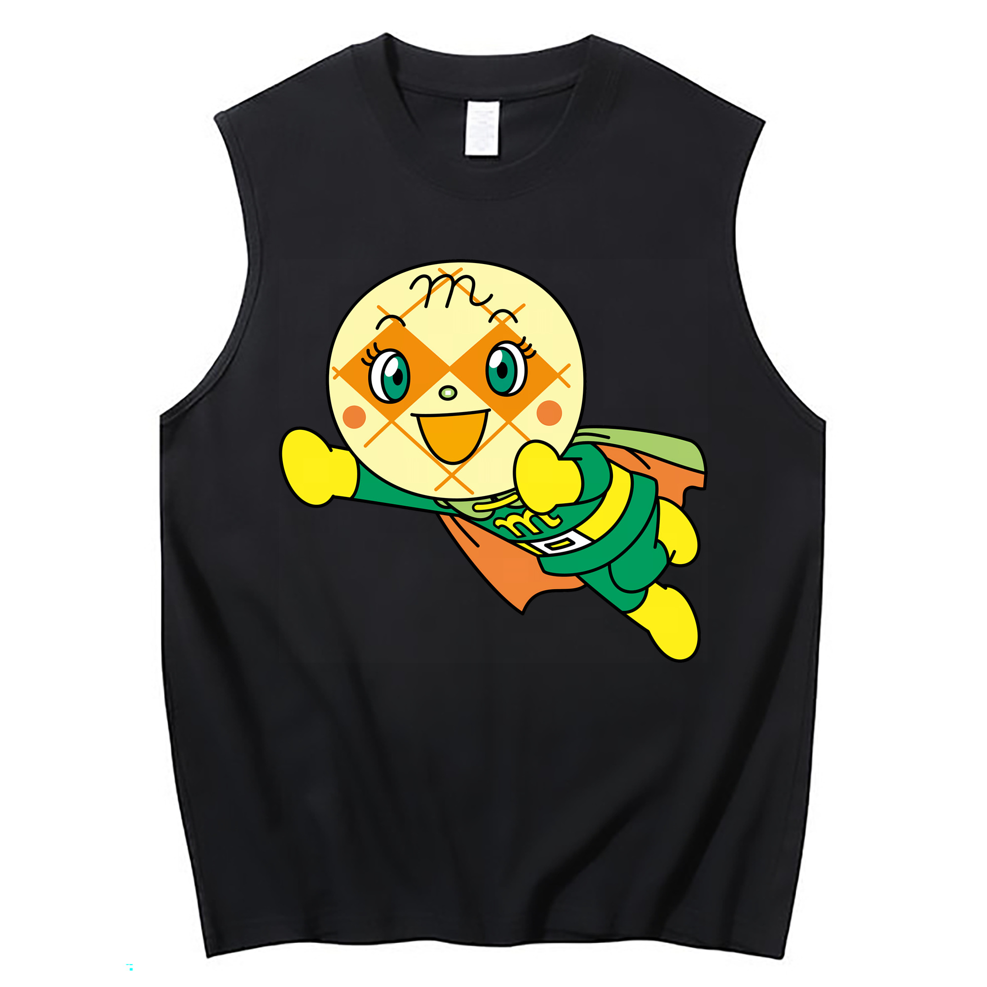 （画像用） アンパンマン Anpanman コットン100％タンクトップ（フロントプリント）