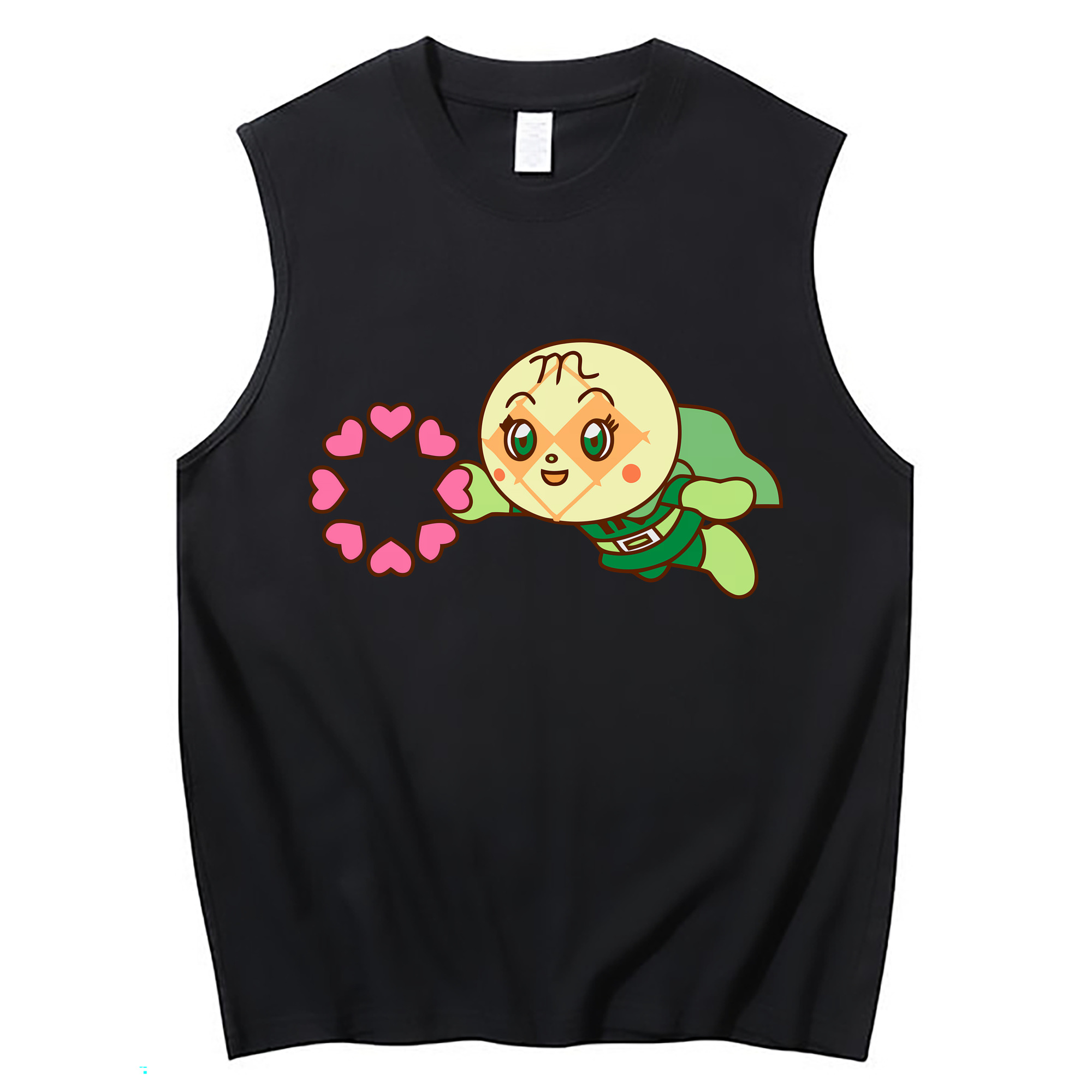 （画像用） アンパンマン Anpanman コットン100％タンクトップ（フロントプリント）