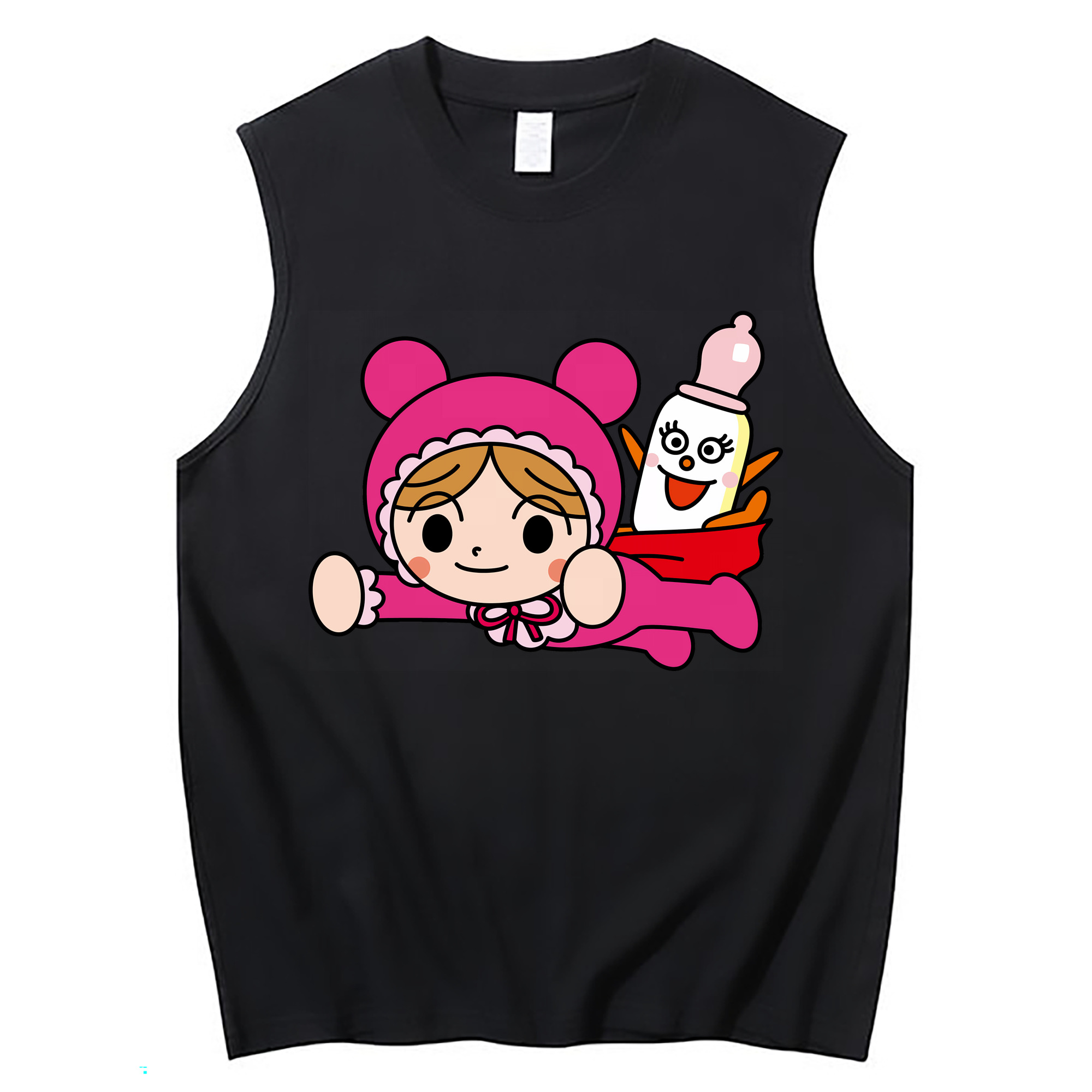（画像用） アンパンマン Anpanman コットン100％タンクトップ（フロントプリント）