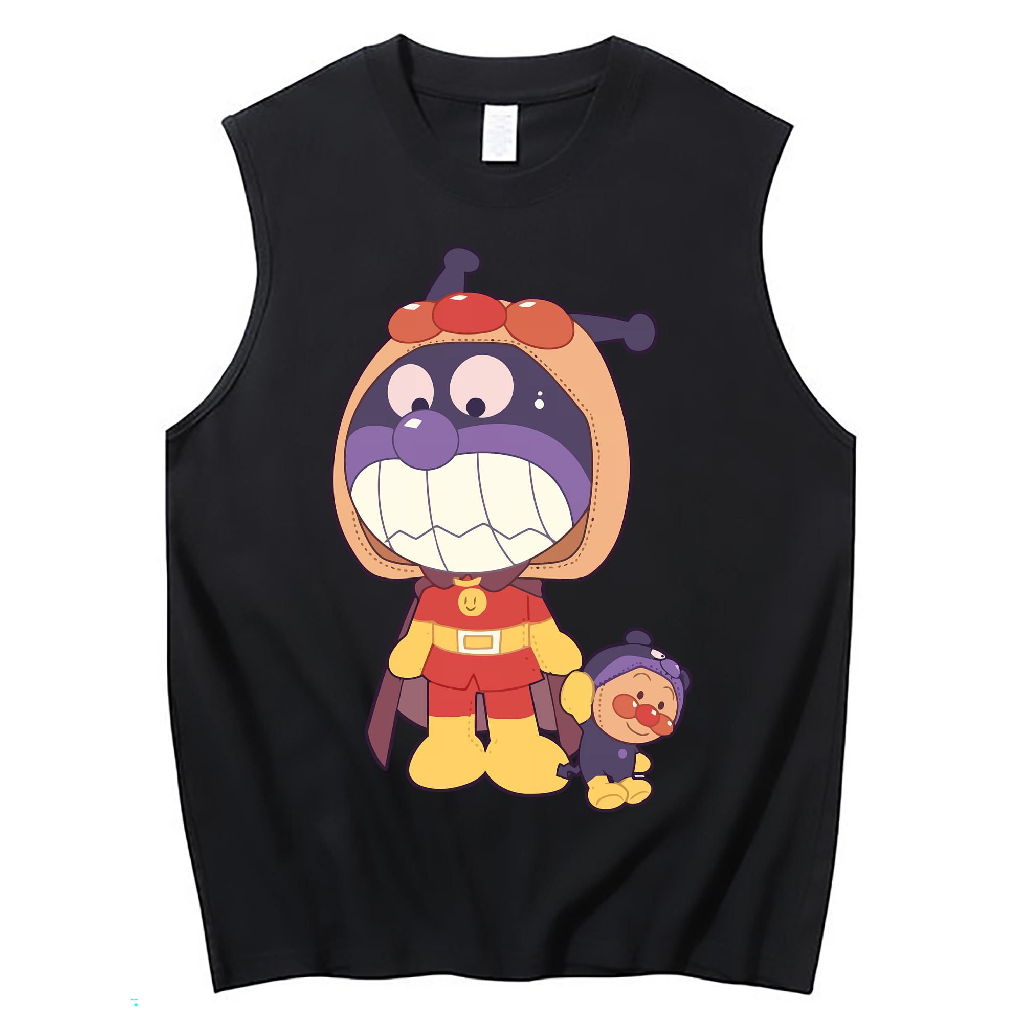 （画像用） アンパンマン Anpanman コットン100％タンクトップ（フロントプリント）