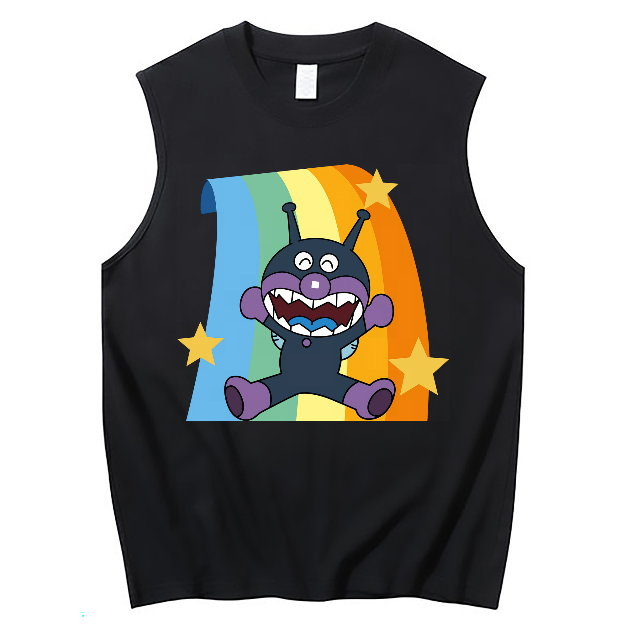 （画像用） アンパンマン Anpanman コットン100％タンクトップ（フロントプリント）
