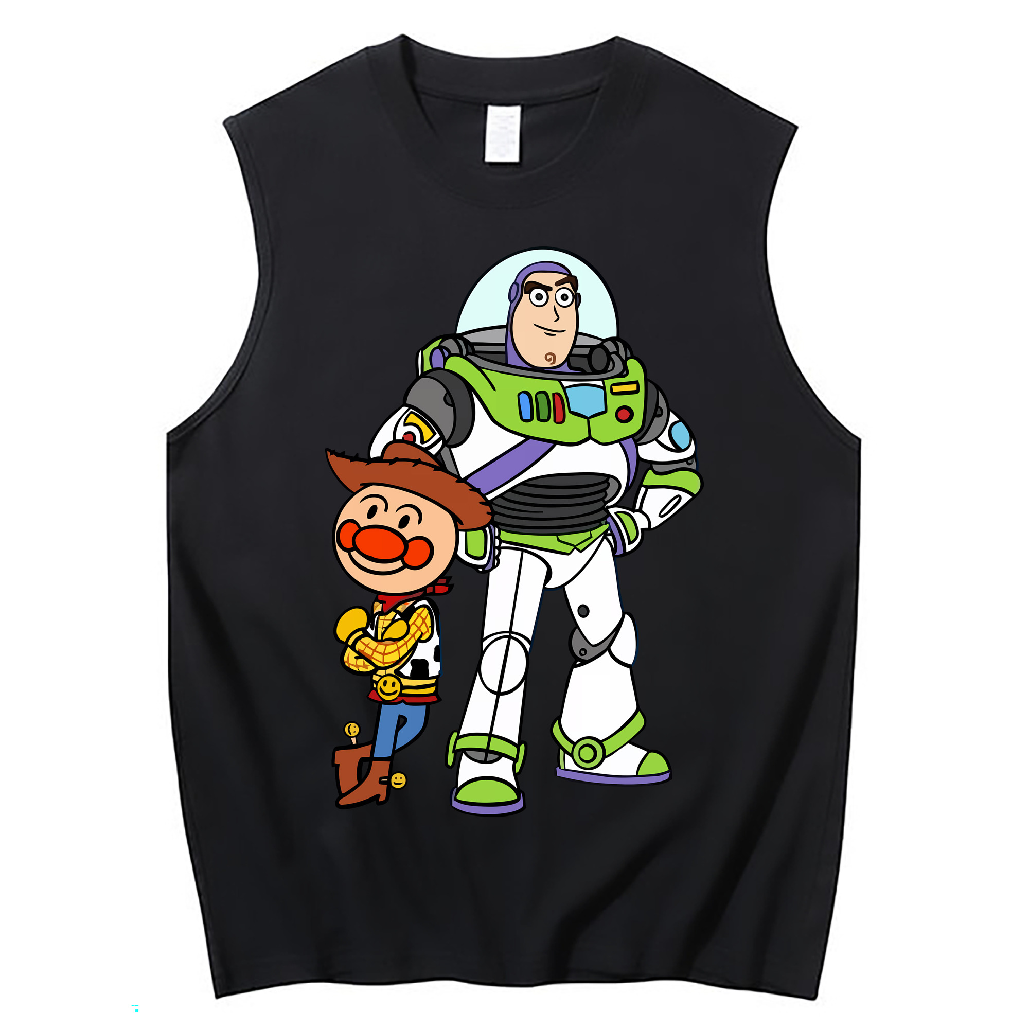 （画像用） アンパンマン Anpanman コットン100％タンクトップ（フロントプリント）
