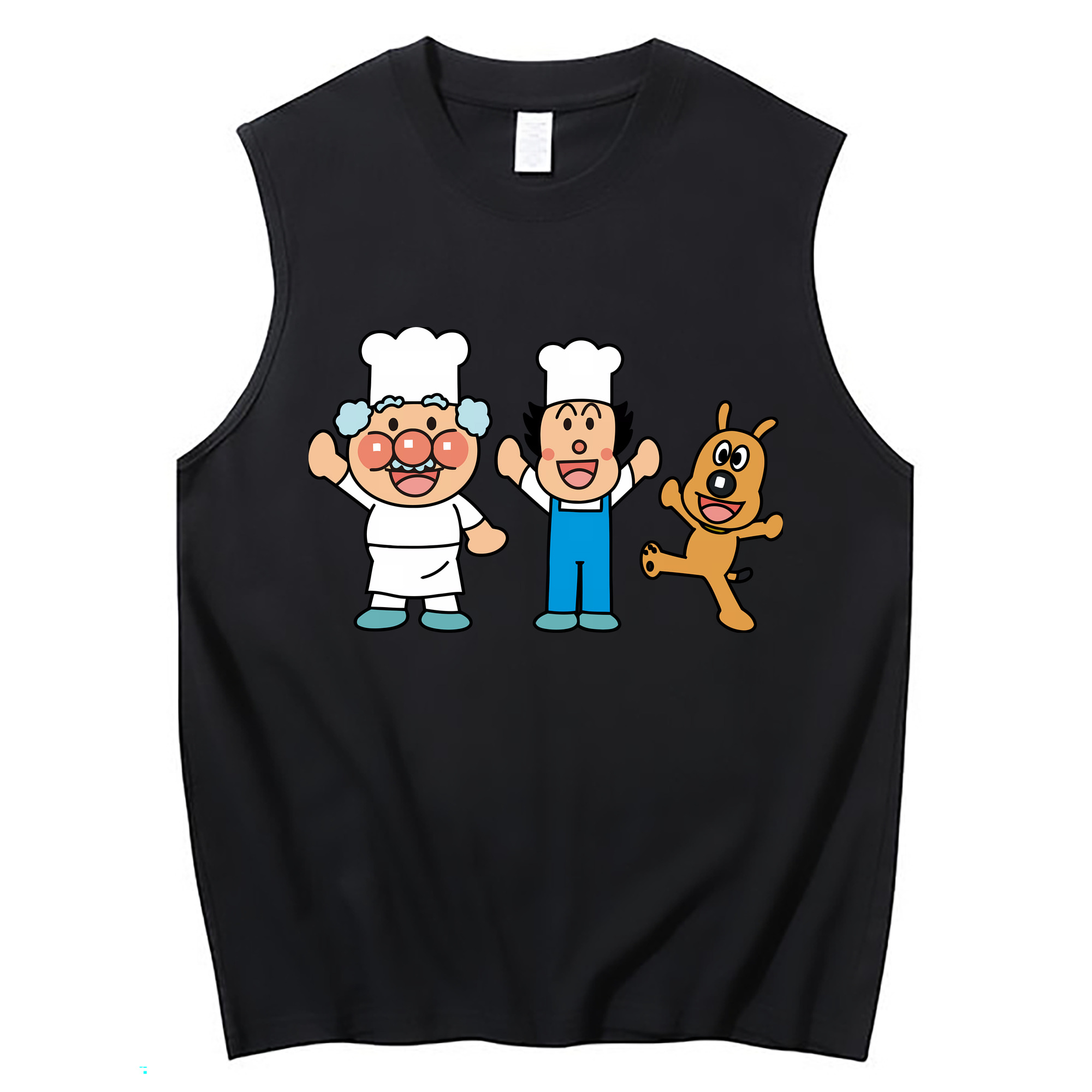 （画像用） アンパンマン Anpanman コットン100％タンクトップ（フロントプリント）