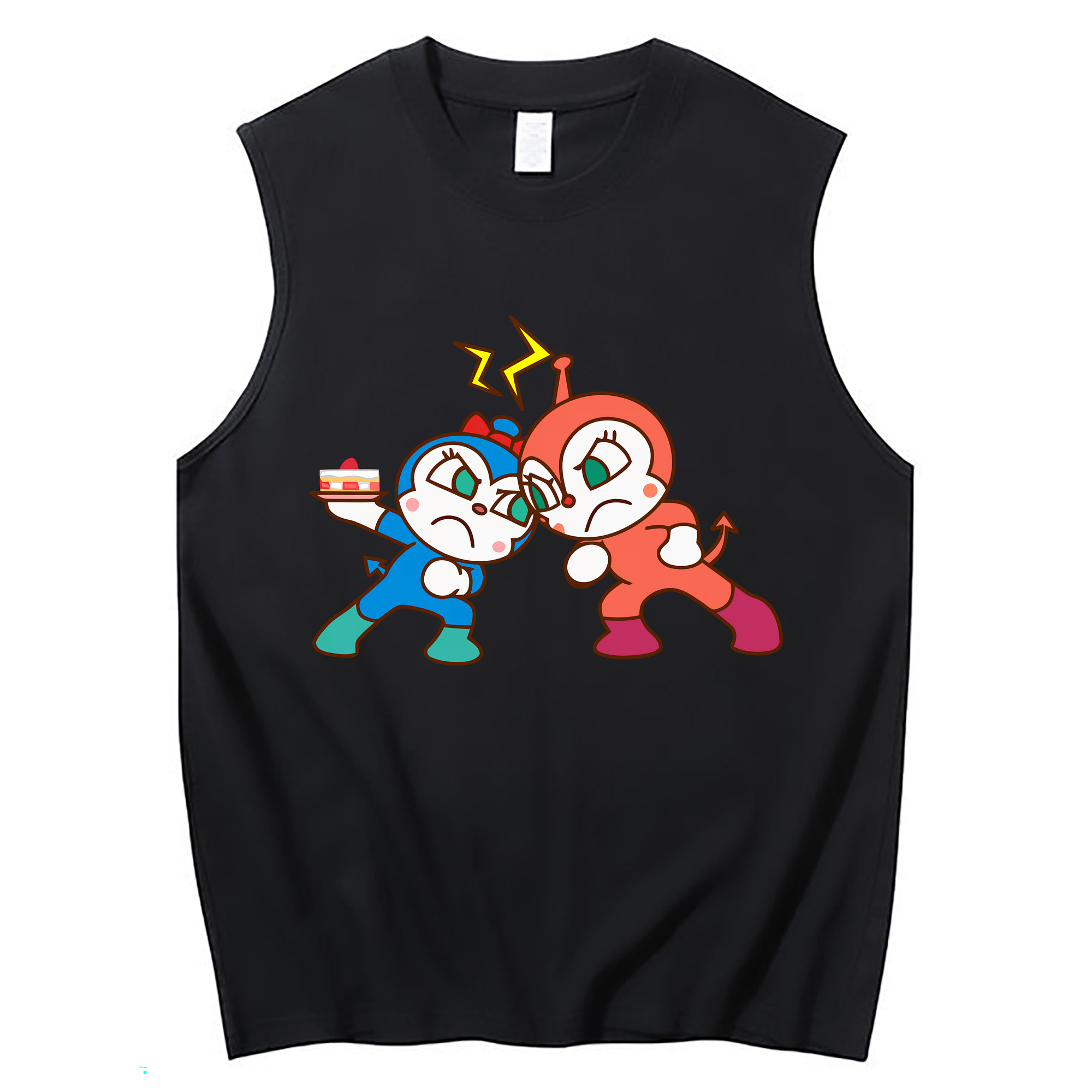 （画像用） アンパンマン Anpanman コットン100％タンクトップ（フロントプリント）