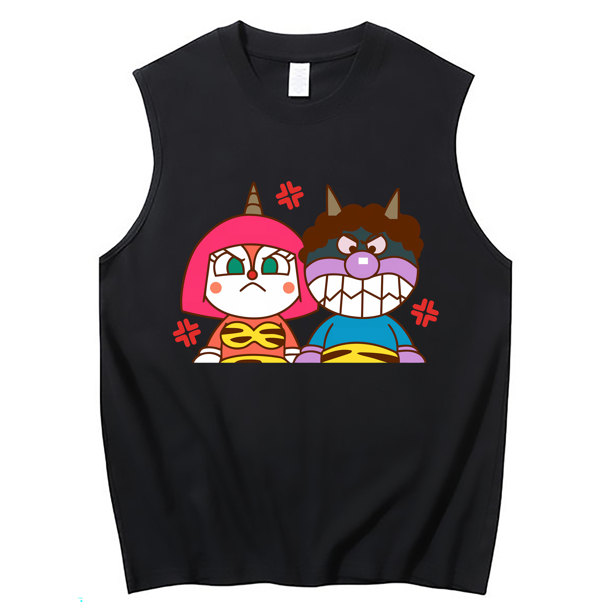 （画像用） アンパンマン Anpanman コットン100％タンクトップ（フロントプリント）