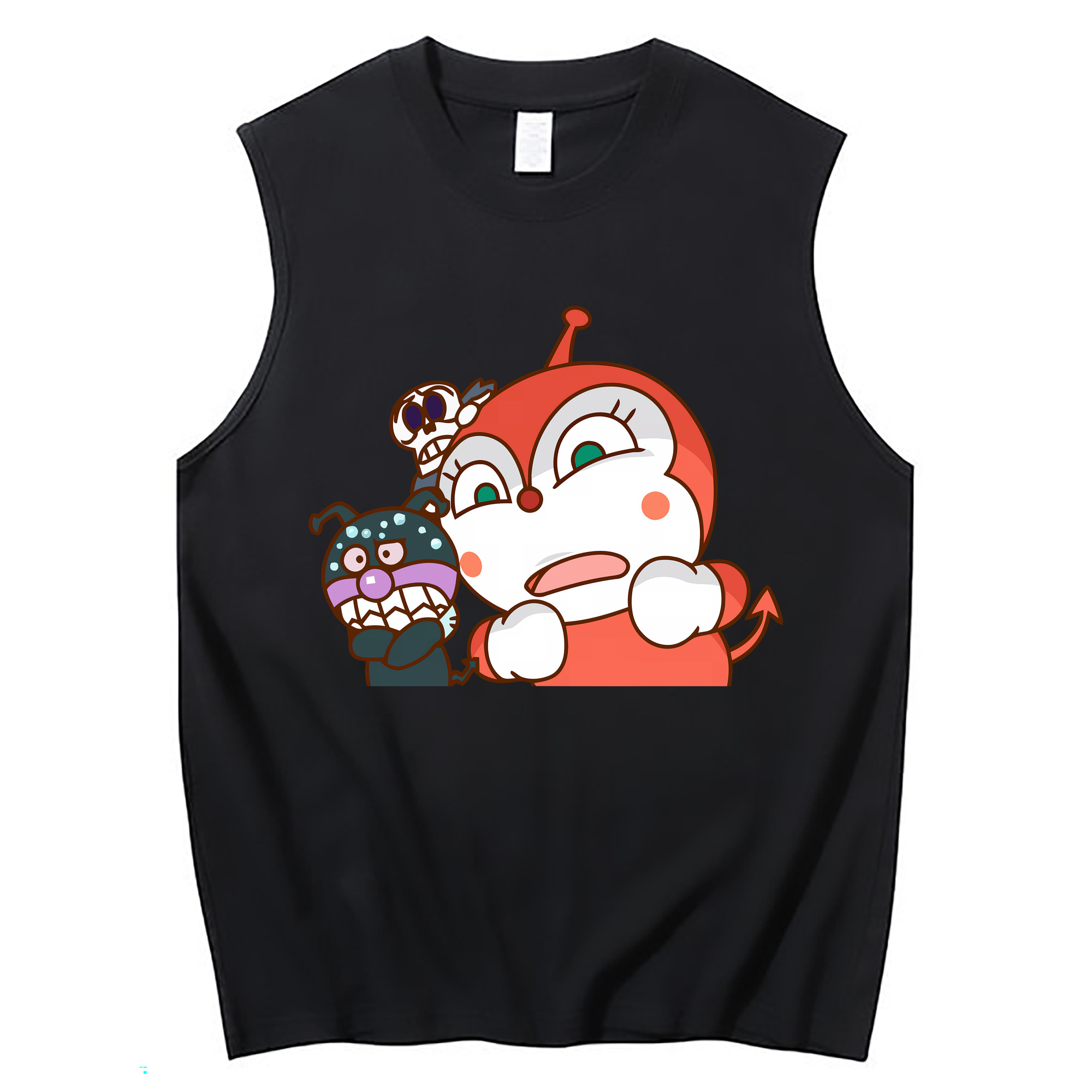 （画像用） アンパンマン Anpanman コットン100％タンクトップ（フロントプリント）