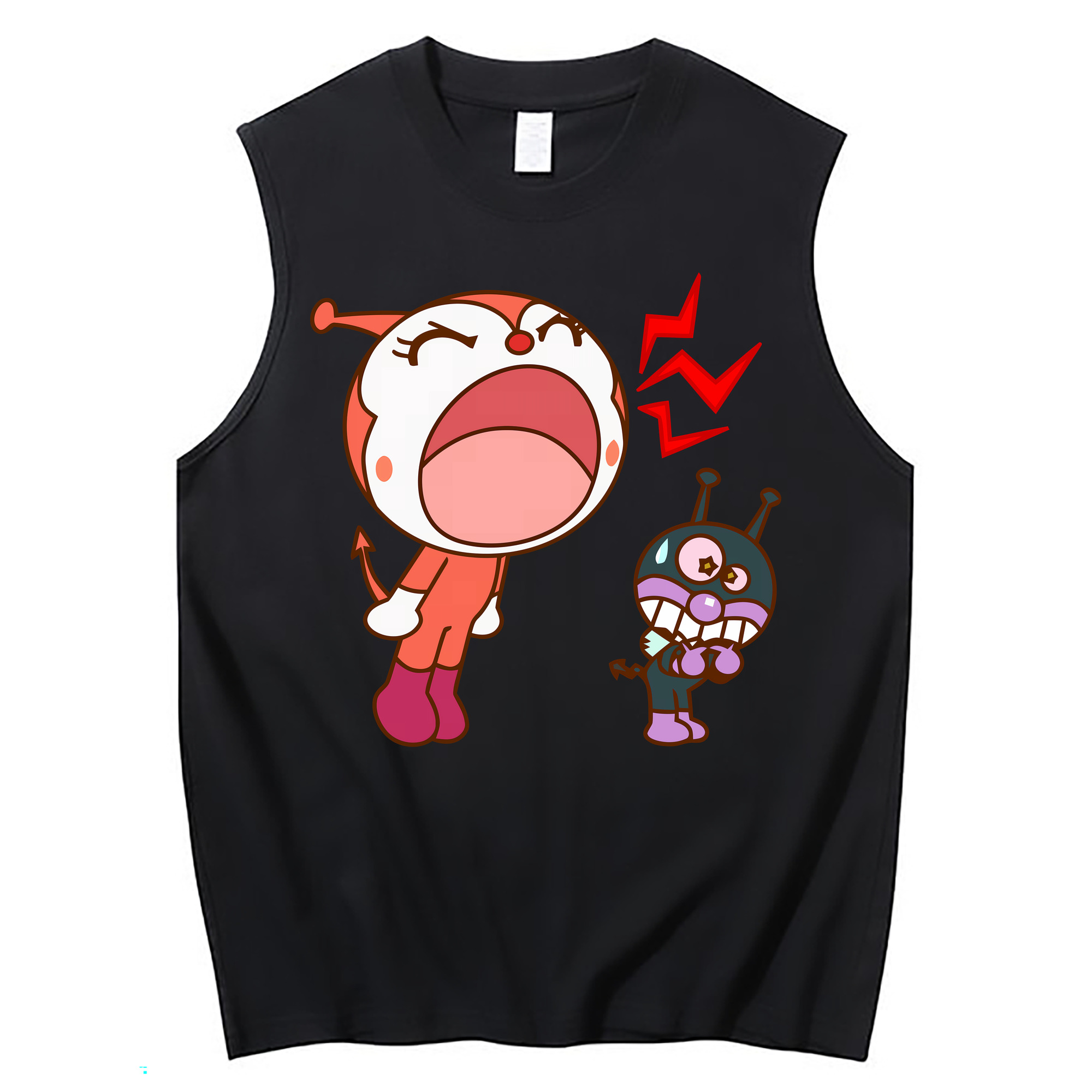 （画像用） アンパンマン Anpanman コットン100％タンクトップ（フロントプリント）