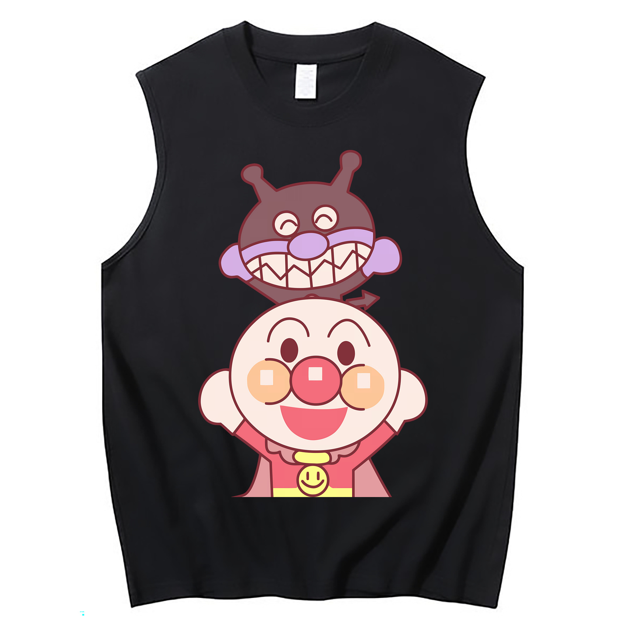 （画像用） アンパンマン Anpanman コットン100％タンクトップ（フロントプリント）
