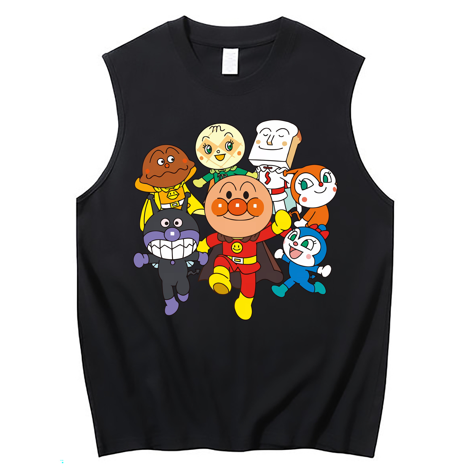 （画像用） アンパンマン Anpanman コットン100％タンクトップ（フロントプリント）