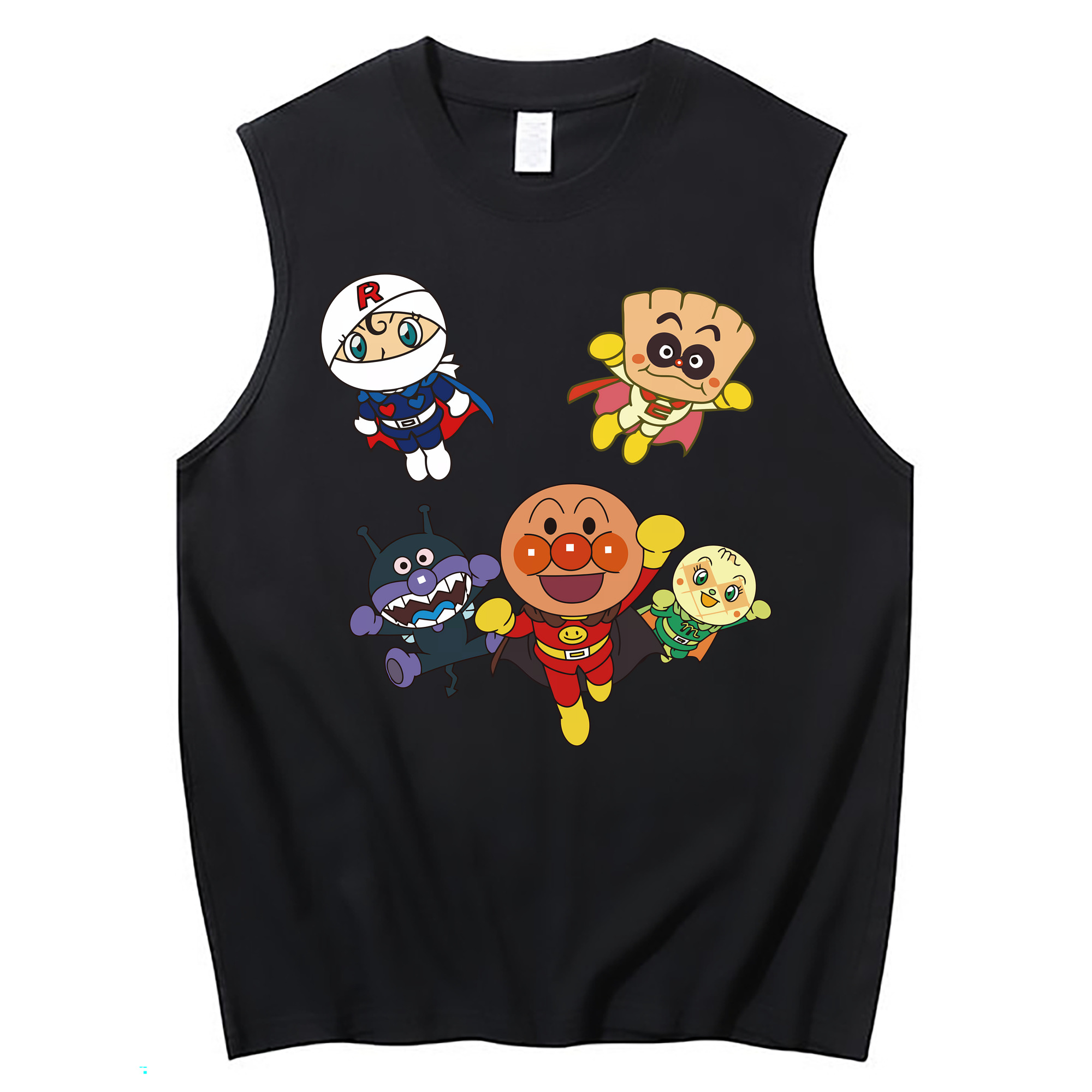 （画像用） アンパンマン Anpanman コットン100％タンクトップ（フロントプリント）