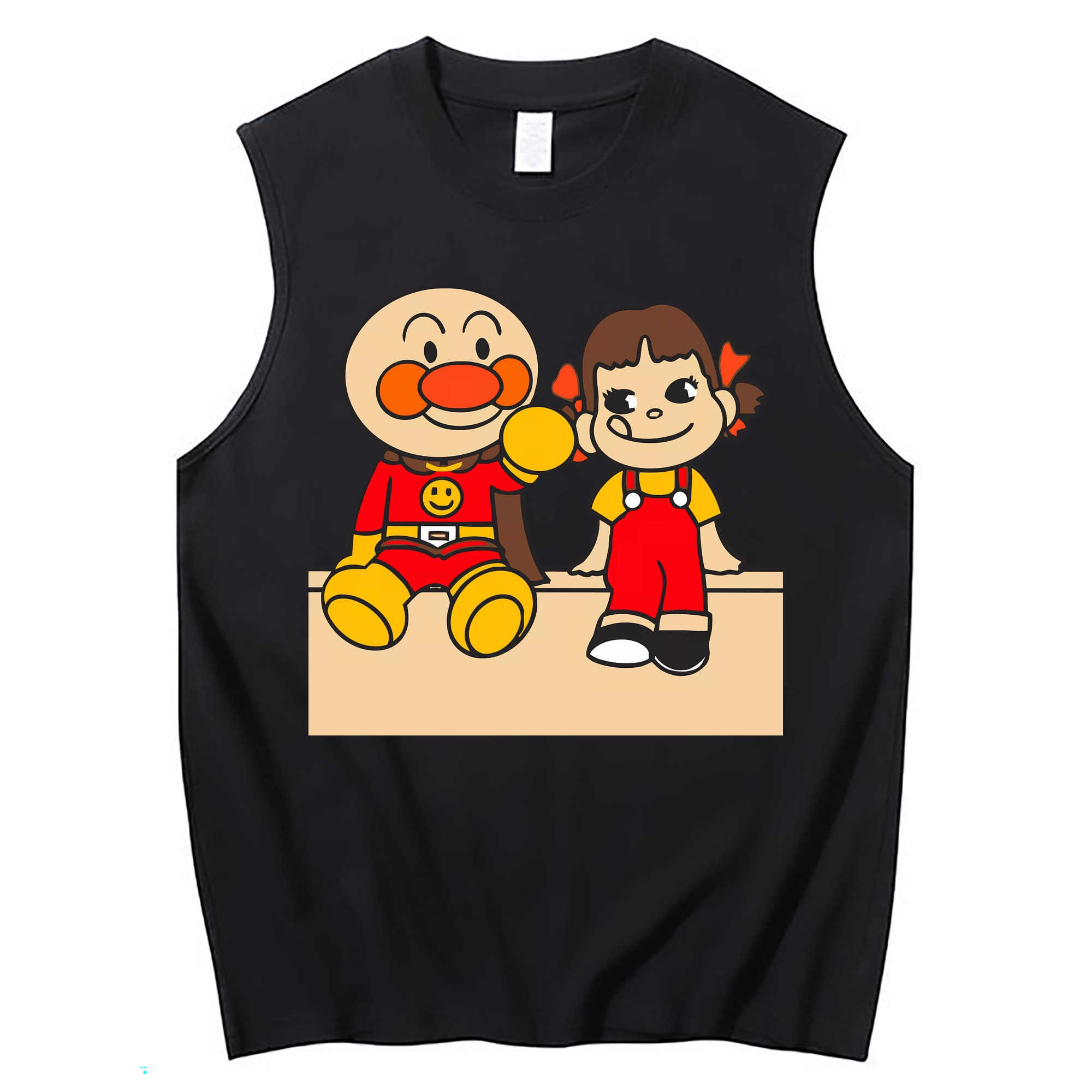 （画像用） アンパンマン Anpanman コットン100％タンクトップ（フロントプリント）