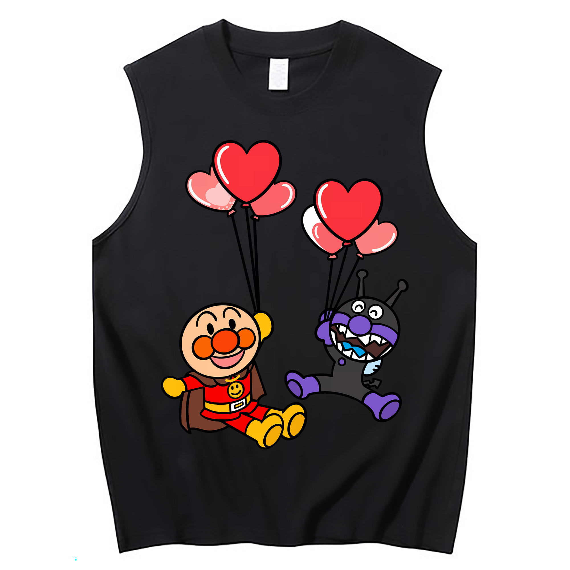 （画像用） アンパンマン Anpanman コットン100％タンクトップ（フロントプリント）