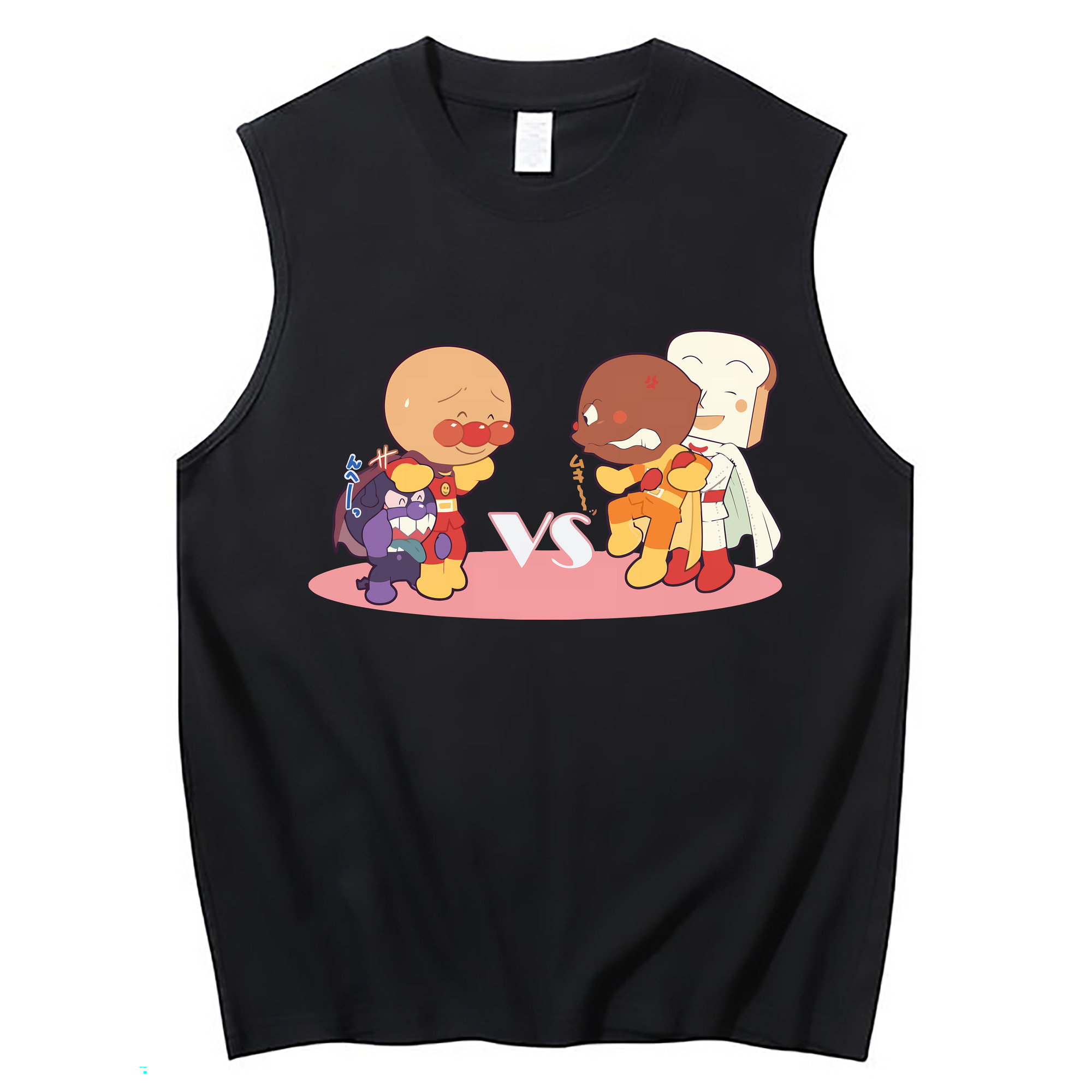 （画像用） アンパンマン Anpanman コットン100％タンクトップ（フロントプリント）