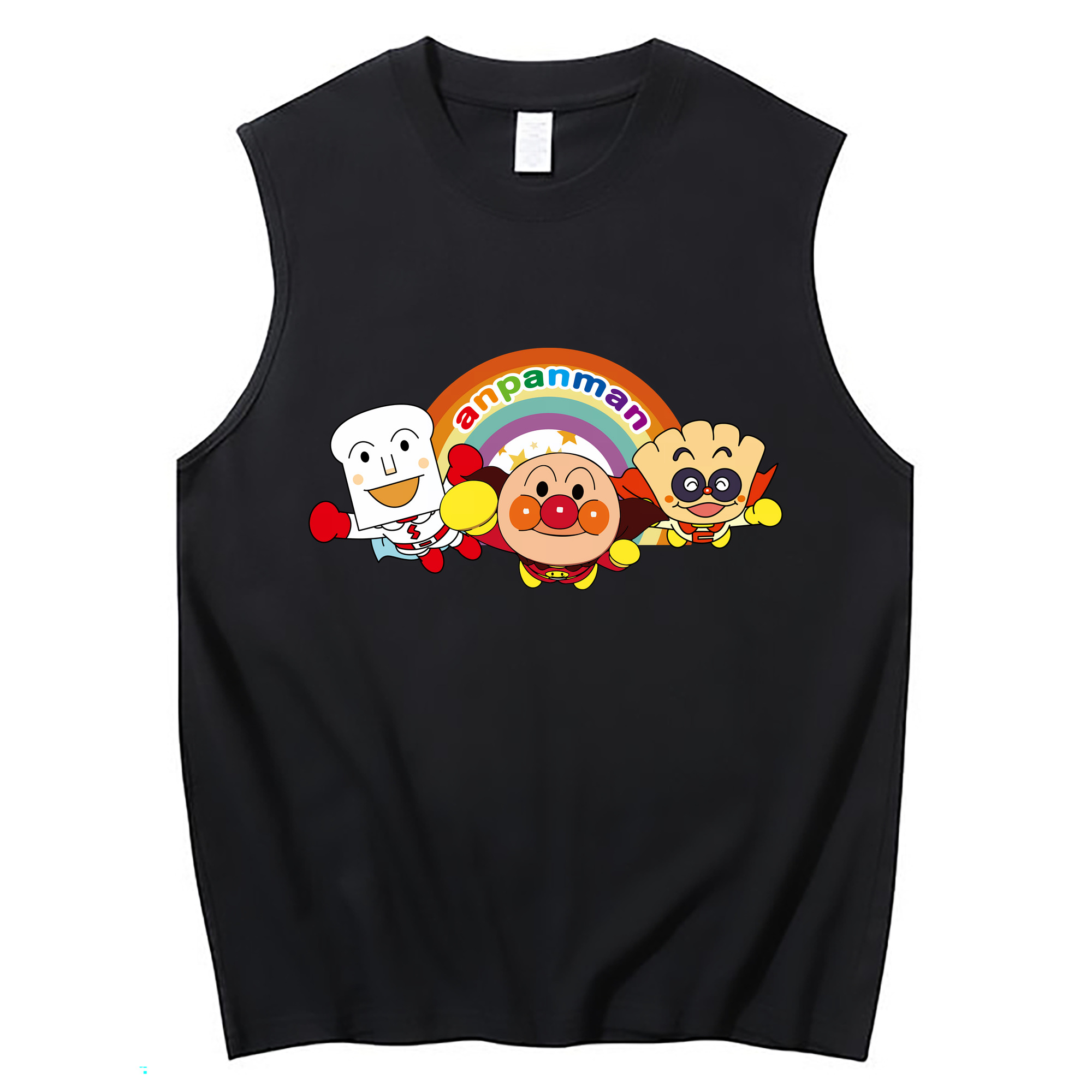 （画像用） アンパンマン Anpanman コットン100％タンクトップ（フロントプリント）