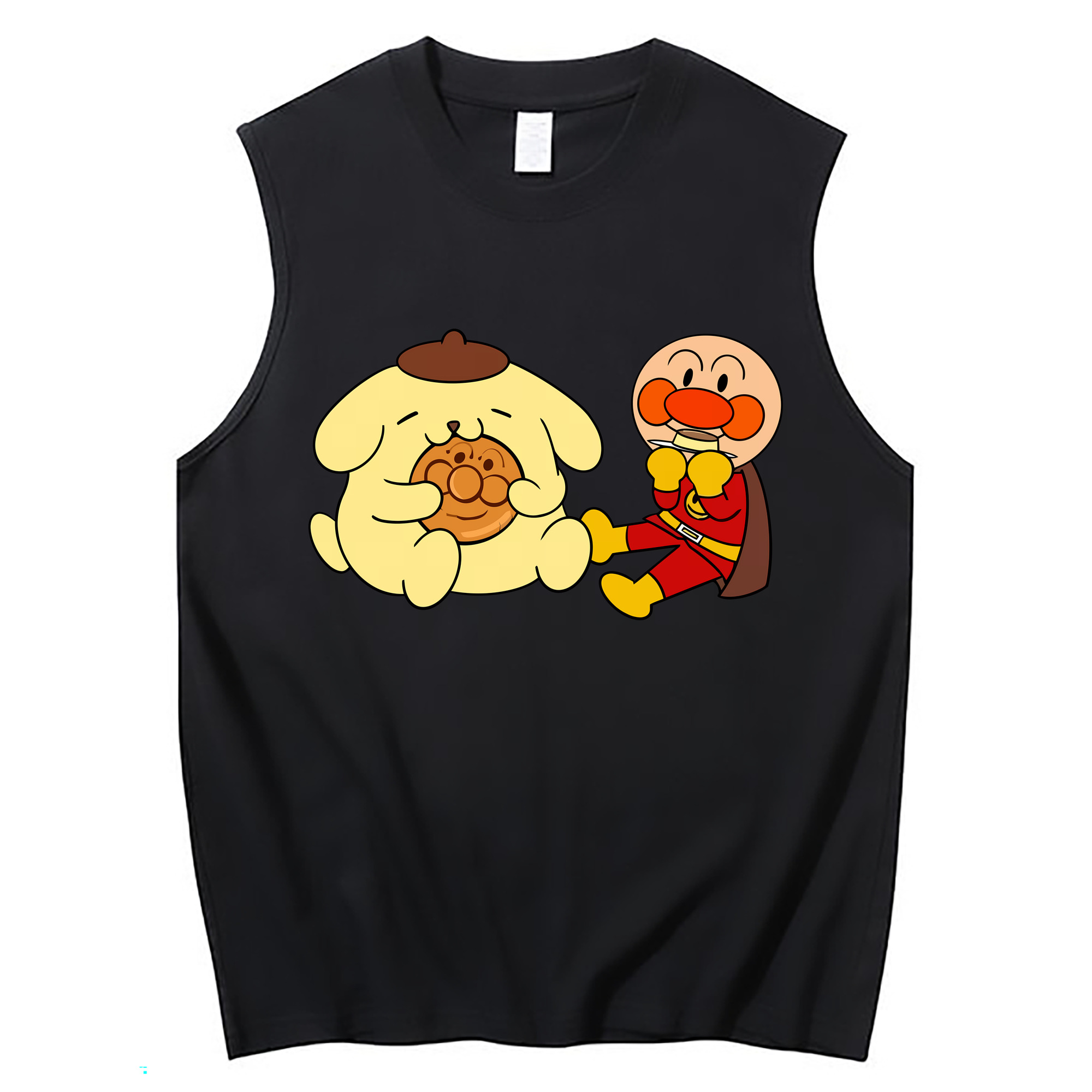 （画像用） アンパンマン Anpanman コットン100％タンクトップ（フロントプリント）
