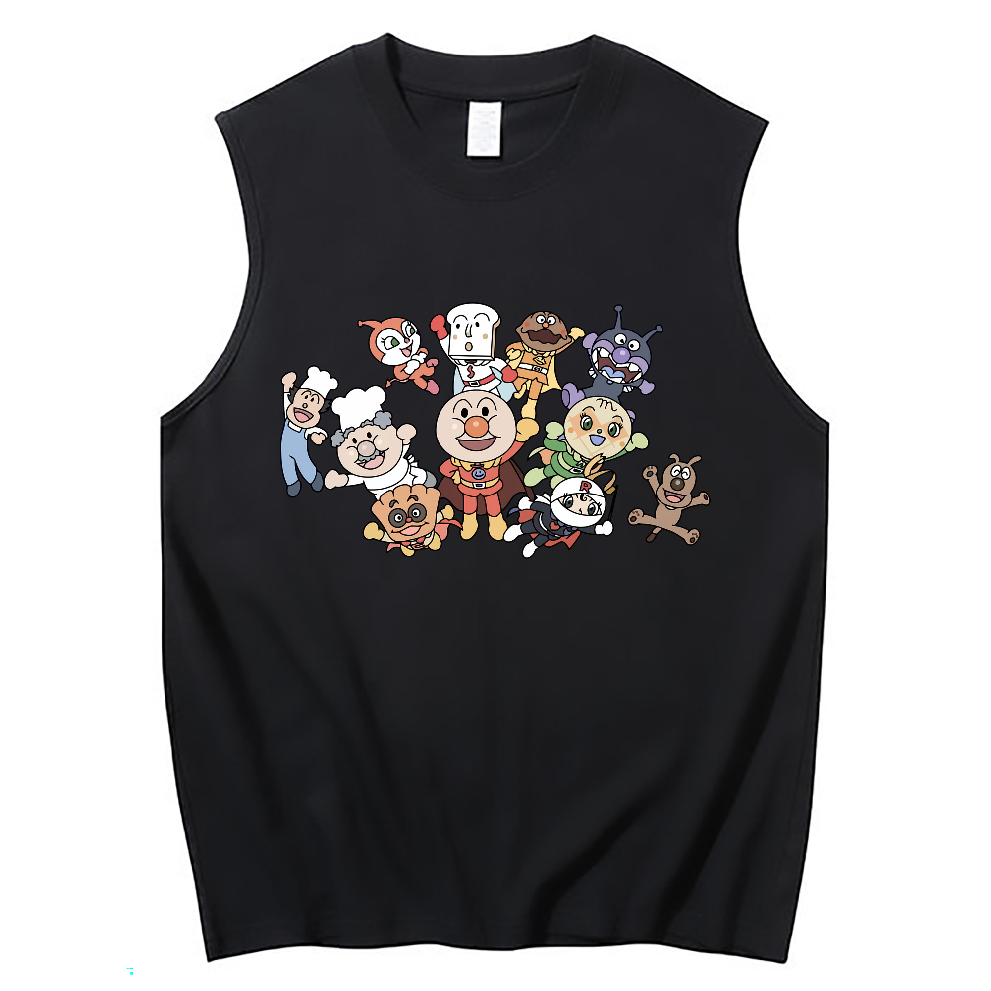 （画像用） アンパンマン Anpanman コットン100％タンクトップ（フロントプリント）