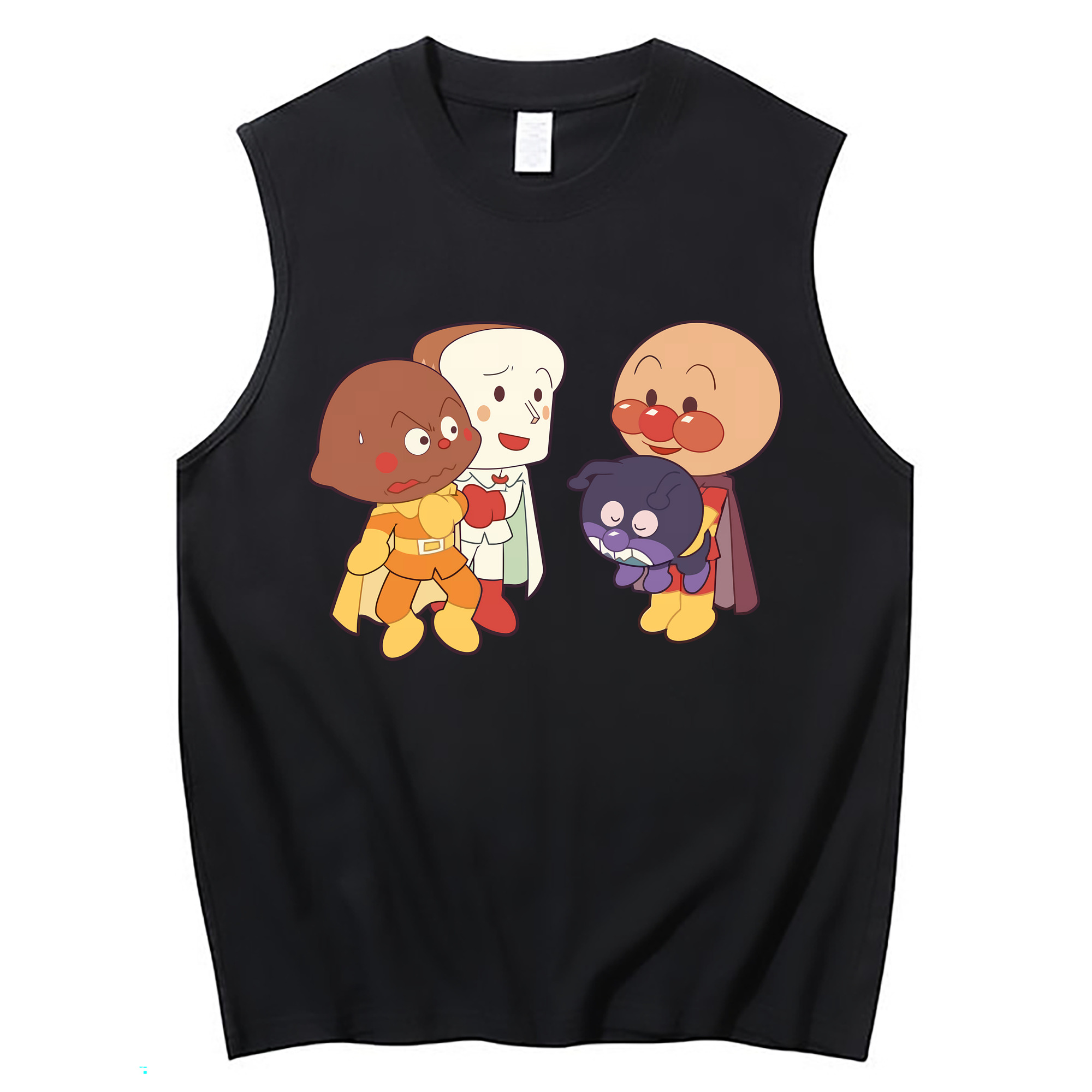（画像用） アンパンマン Anpanman コットン100％タンクトップ（フロントプリント）