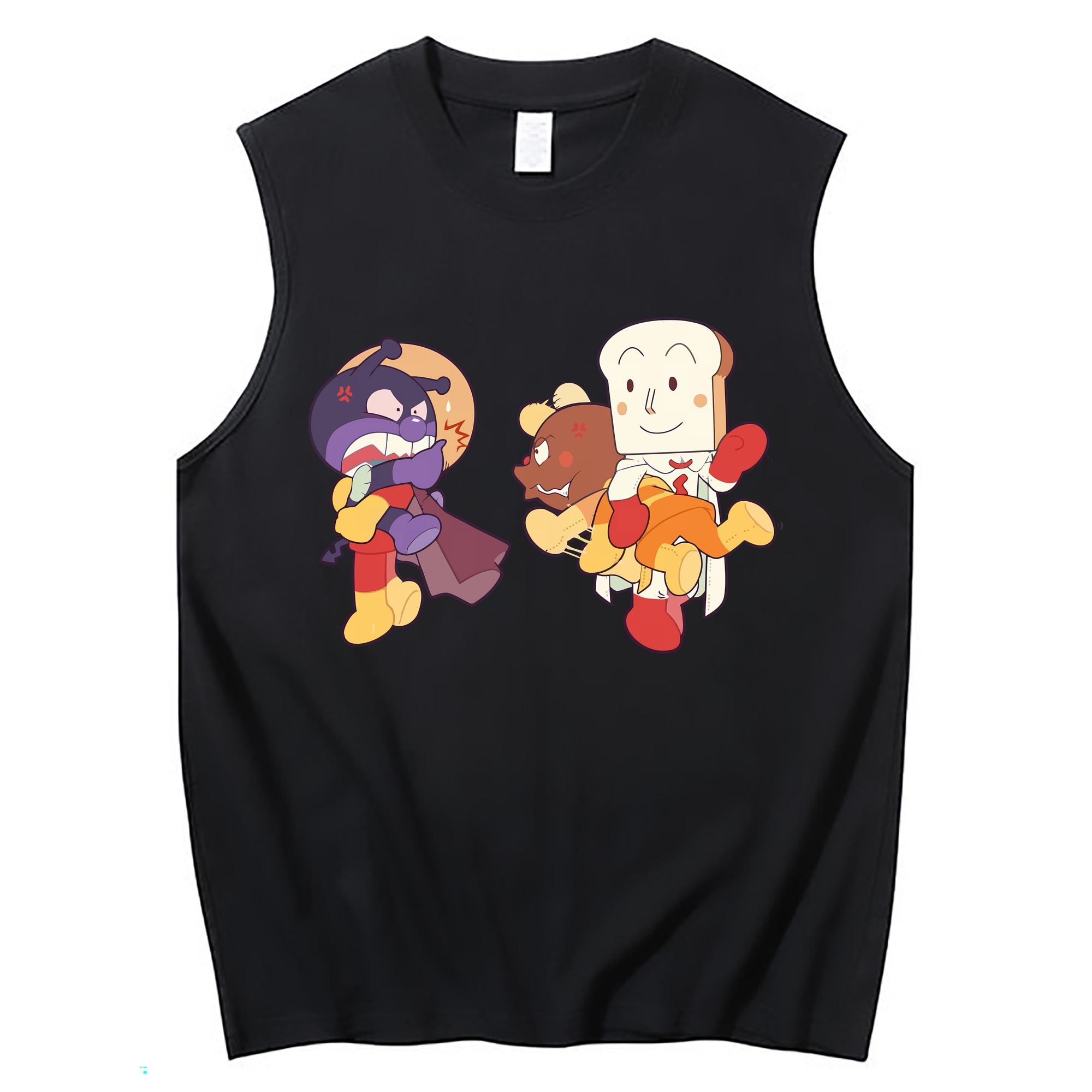（画像用） アンパンマン Anpanman コットン100％タンクトップ（フロントプリント）