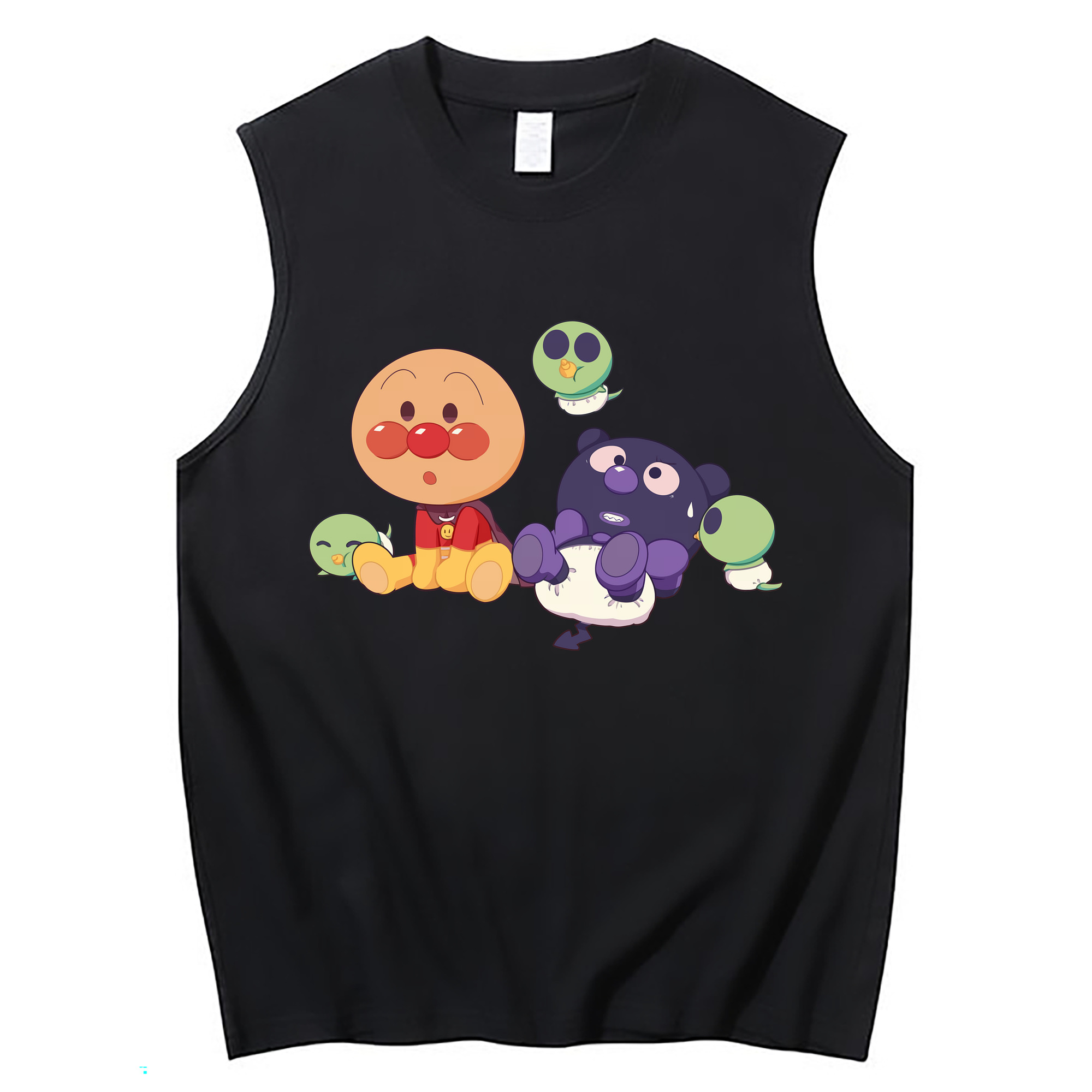 （画像用） アンパンマン Anpanman コットン100％タンクトップ（フロントプリント）