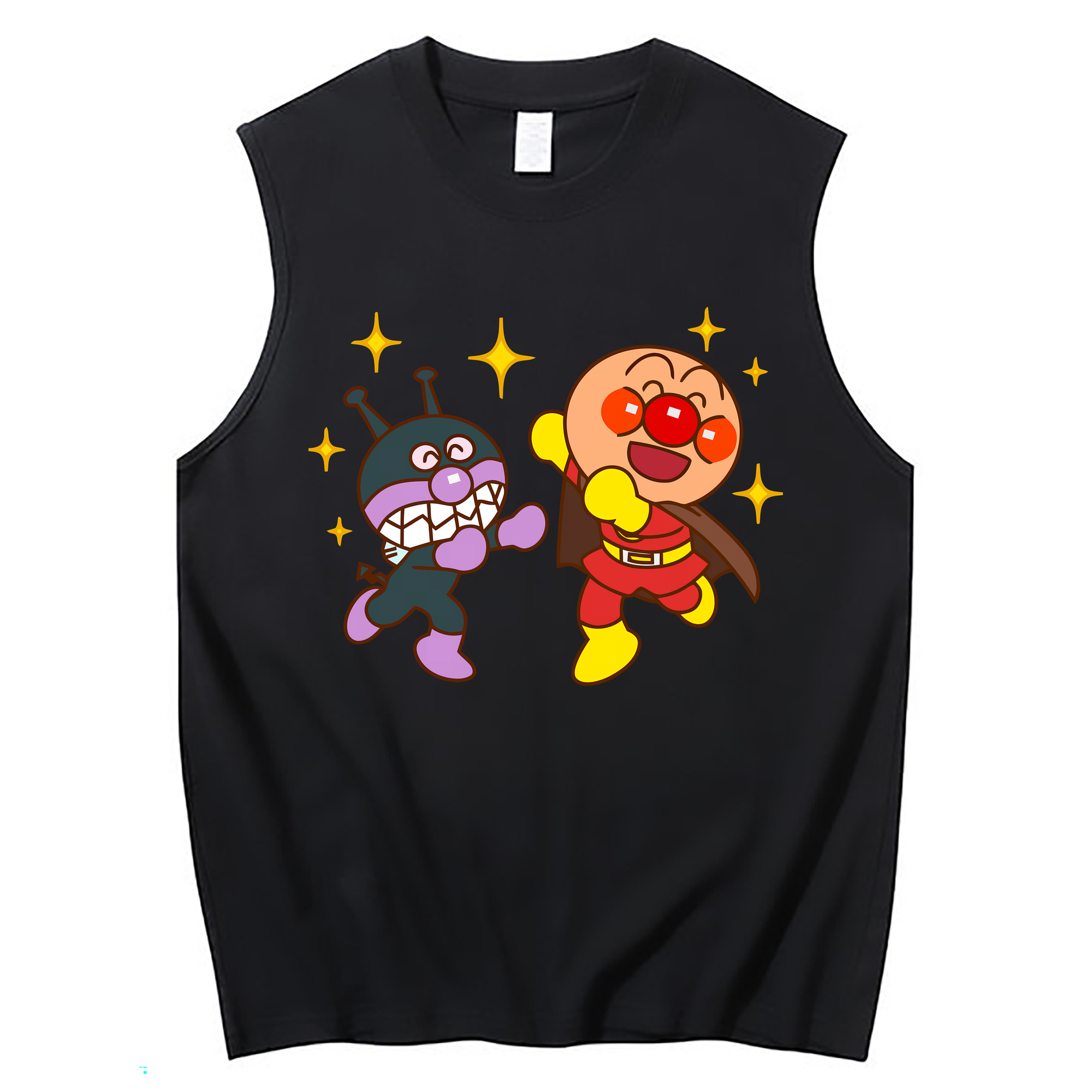 （画像用） アンパンマン Anpanman コットン100％タンクトップ（フロントプリント）