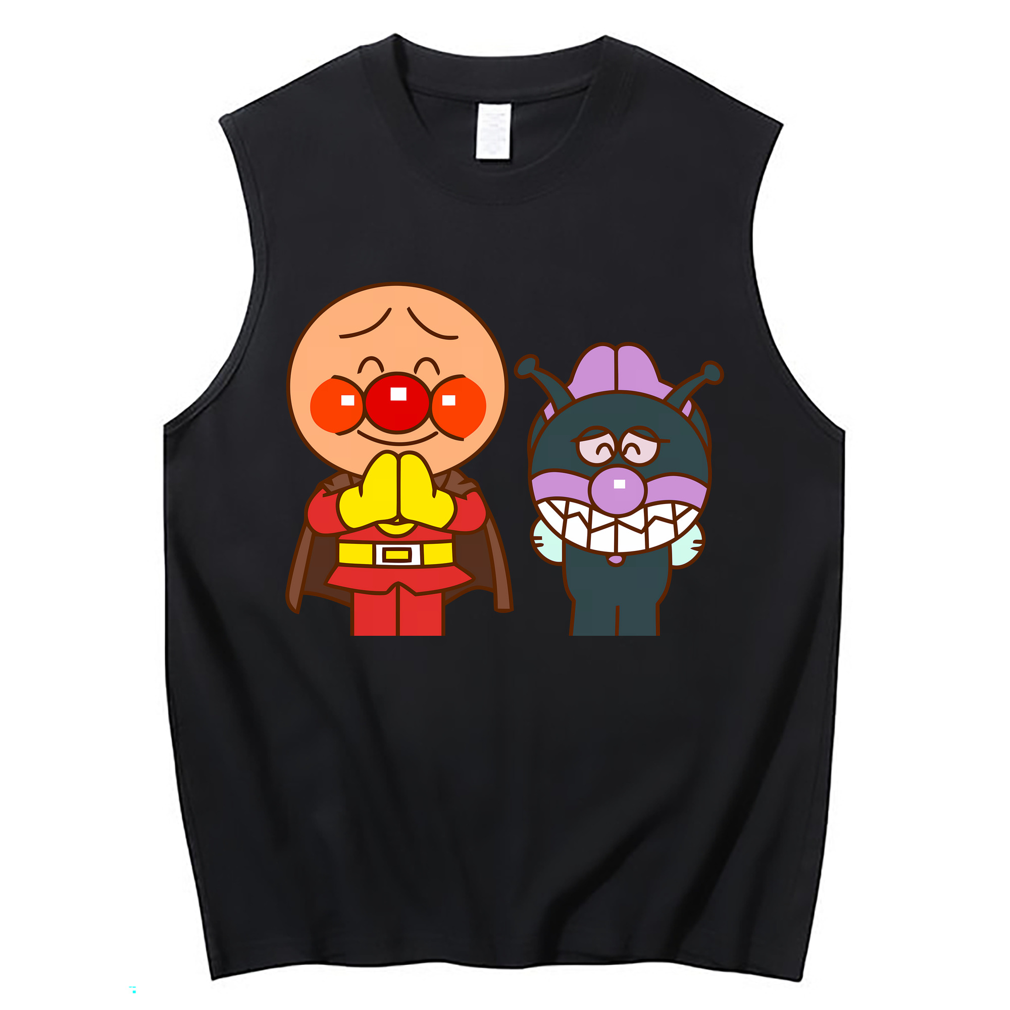 （画像用） アンパンマン Anpanman コットン100％タンクトップ（フロントプリント）