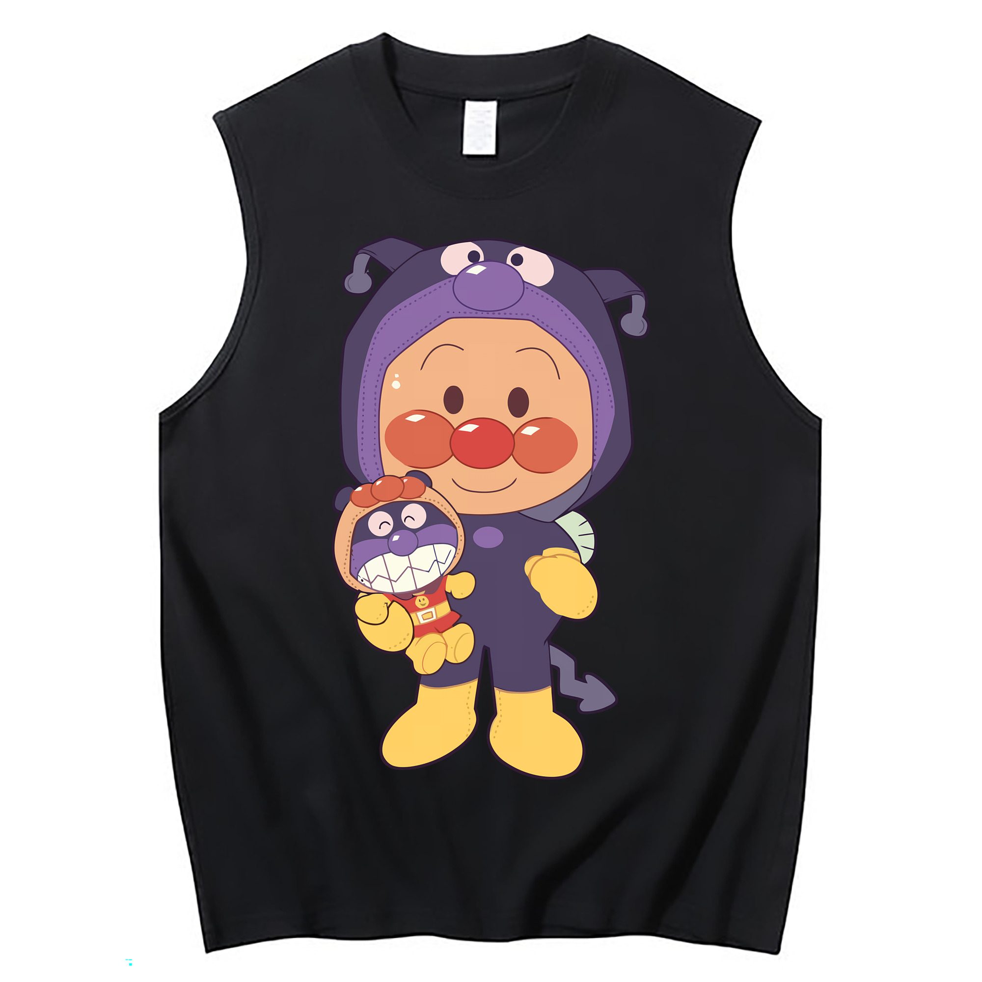 （画像用） アンパンマン Anpanman コットン100％タンクトップ（フロントプリント）