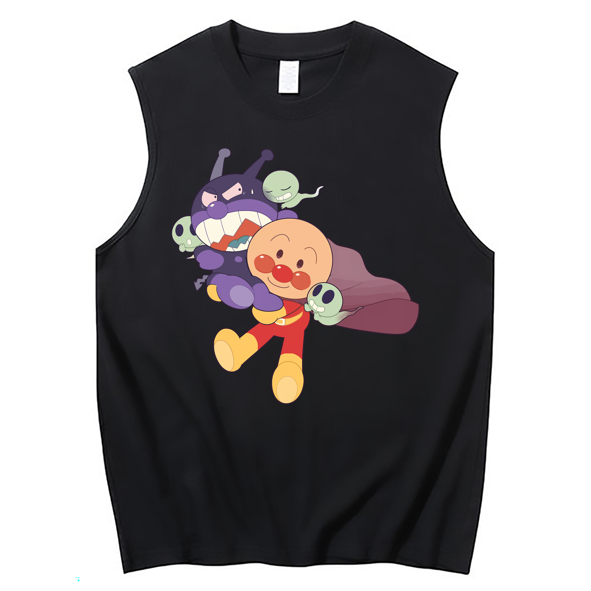 （画像用） アンパンマン Anpanman コットン100％タンクトップ（フロントプリント）