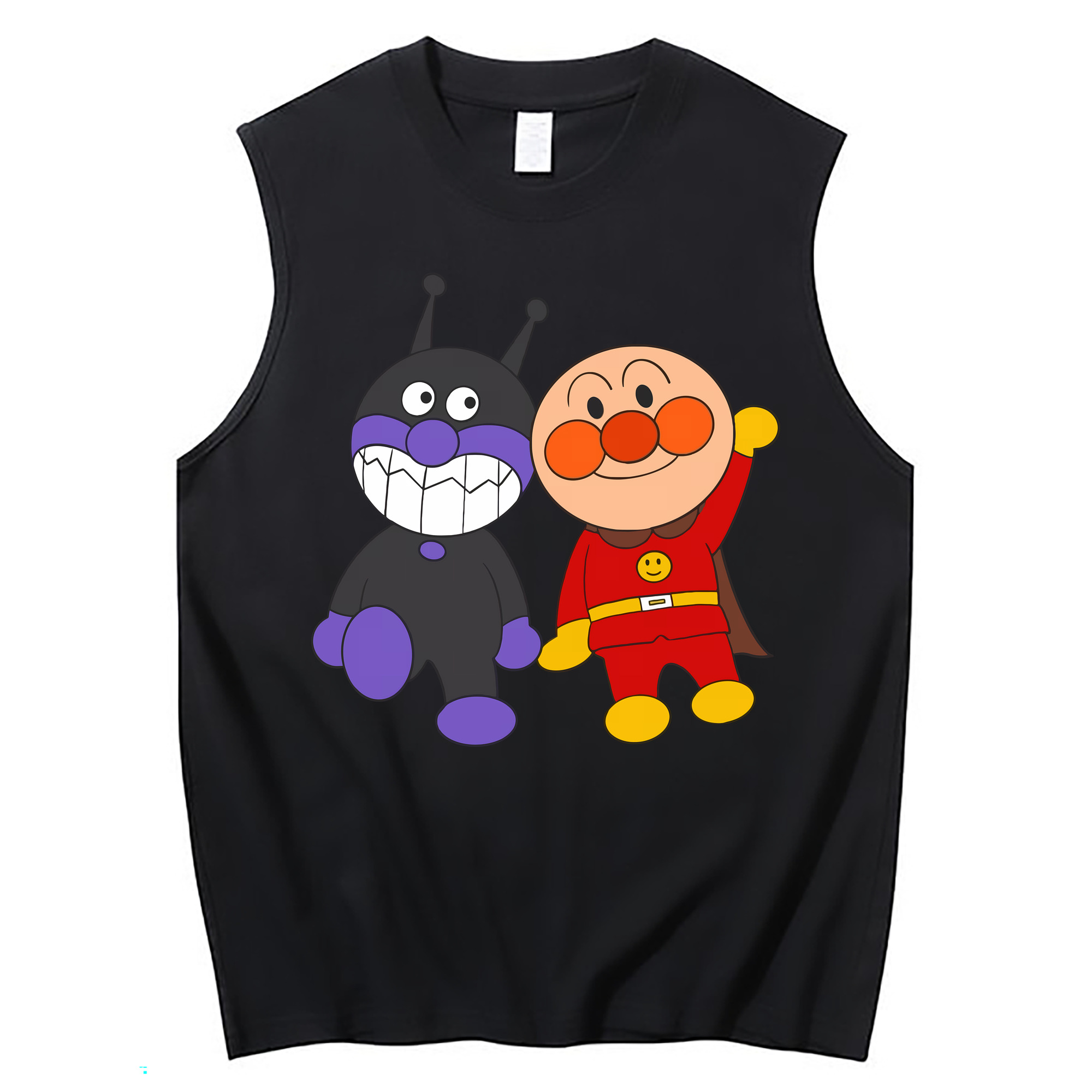 （画像用） アンパンマン Anpanman コットン100％タンクトップ（フロントプリント）