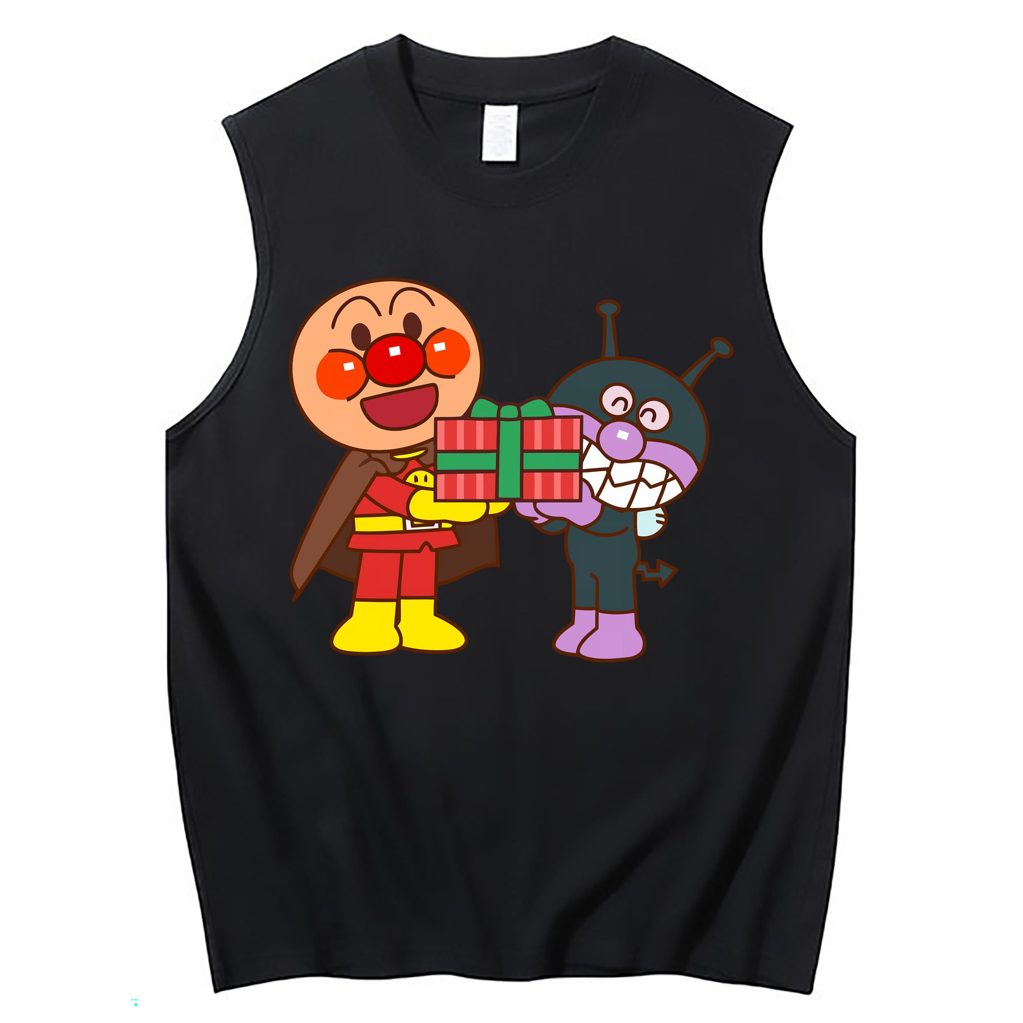 （画像用） アンパンマン Anpanman コットン100％タンクトップ（フロントプリント）