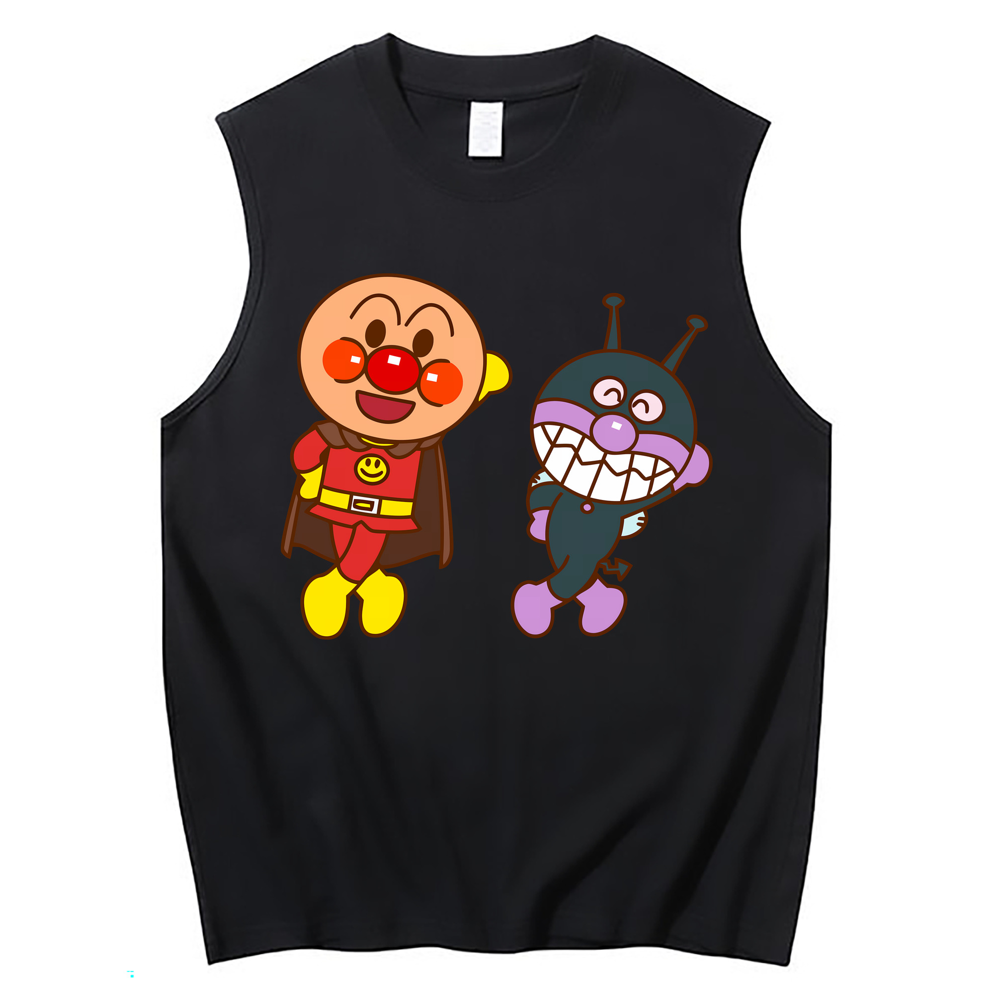 （画像用） アンパンマン Anpanman コットン100％タンクトップ（フロントプリント）