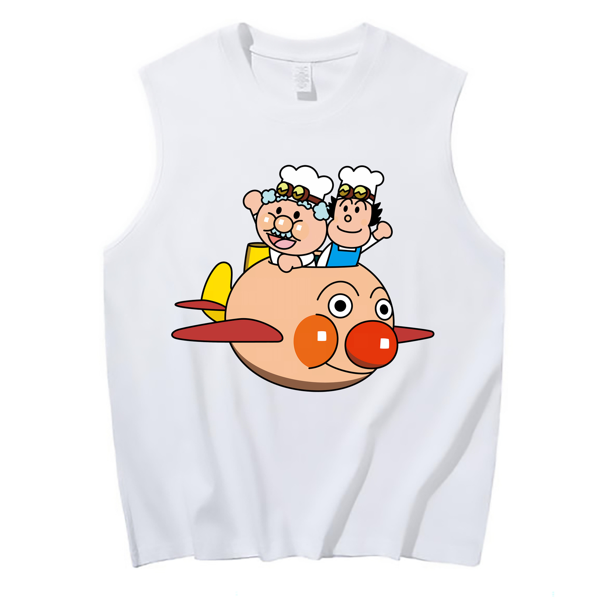 （画像用） アンパンマン Anpanman コットン100％タンクトップ（フロントプリント）