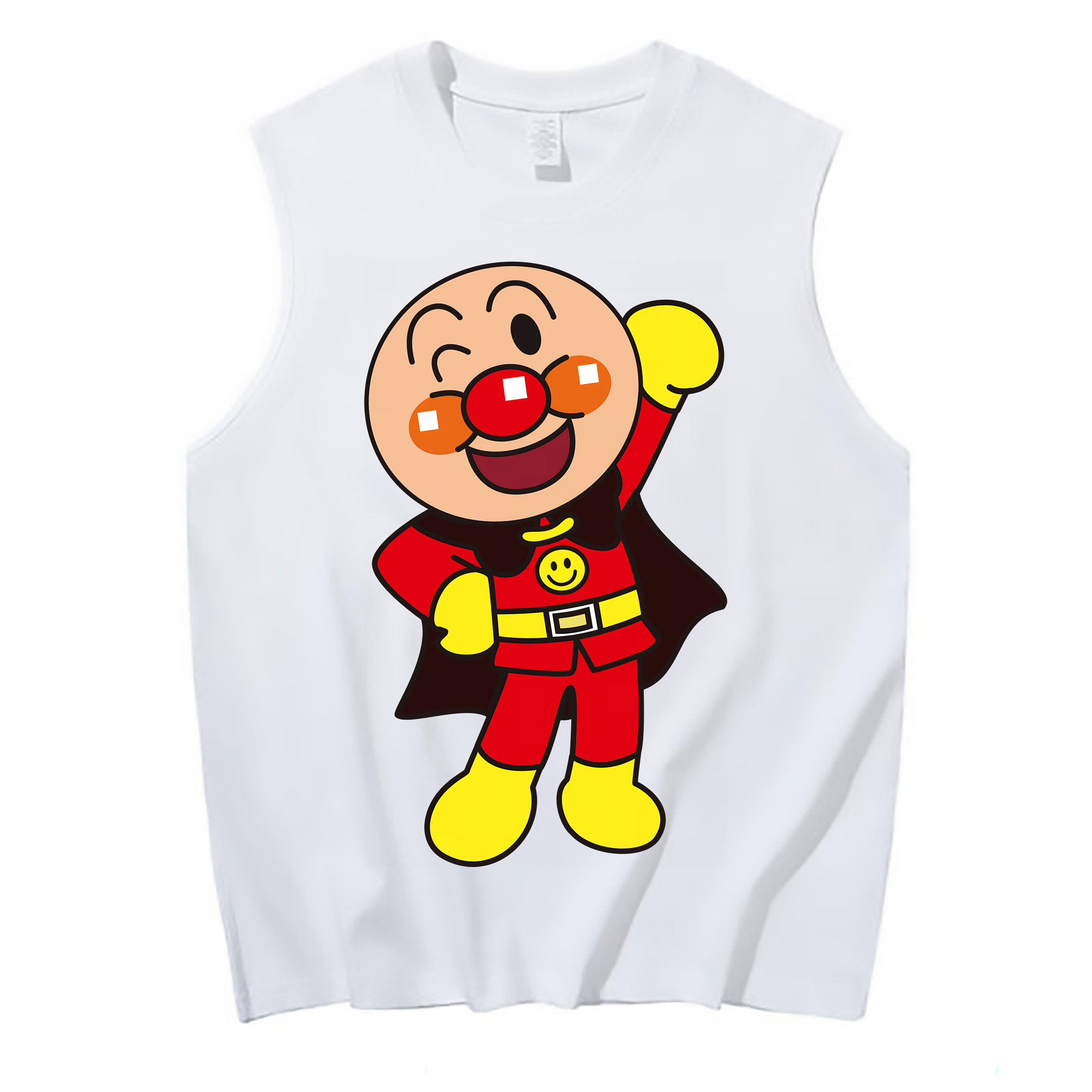 （画像用） アンパンマン Anpanman コットン100％タンクトップ（フロントプリント）