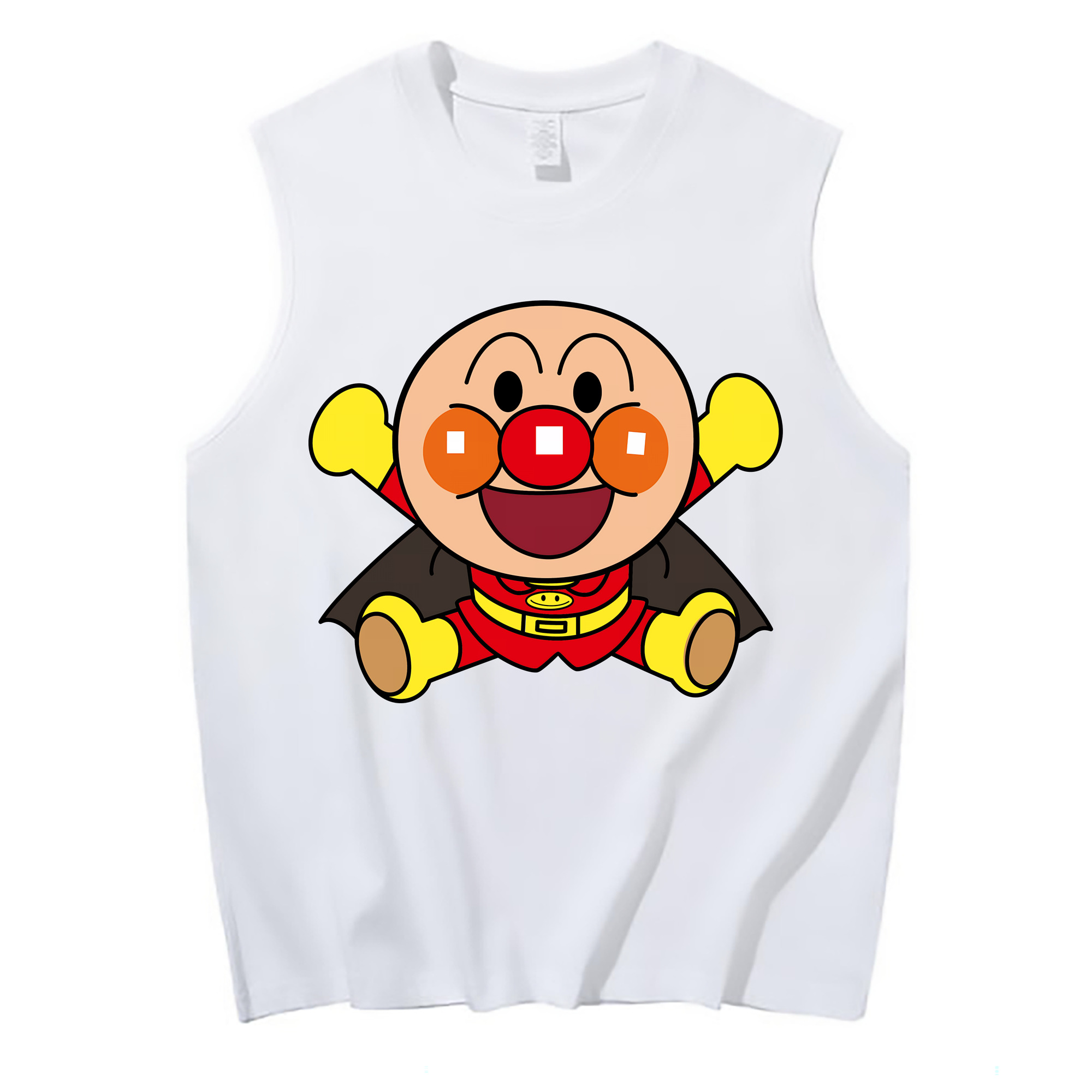 （画像用） アンパンマン Anpanman コットン100％タンクトップ（フロントプリント）
