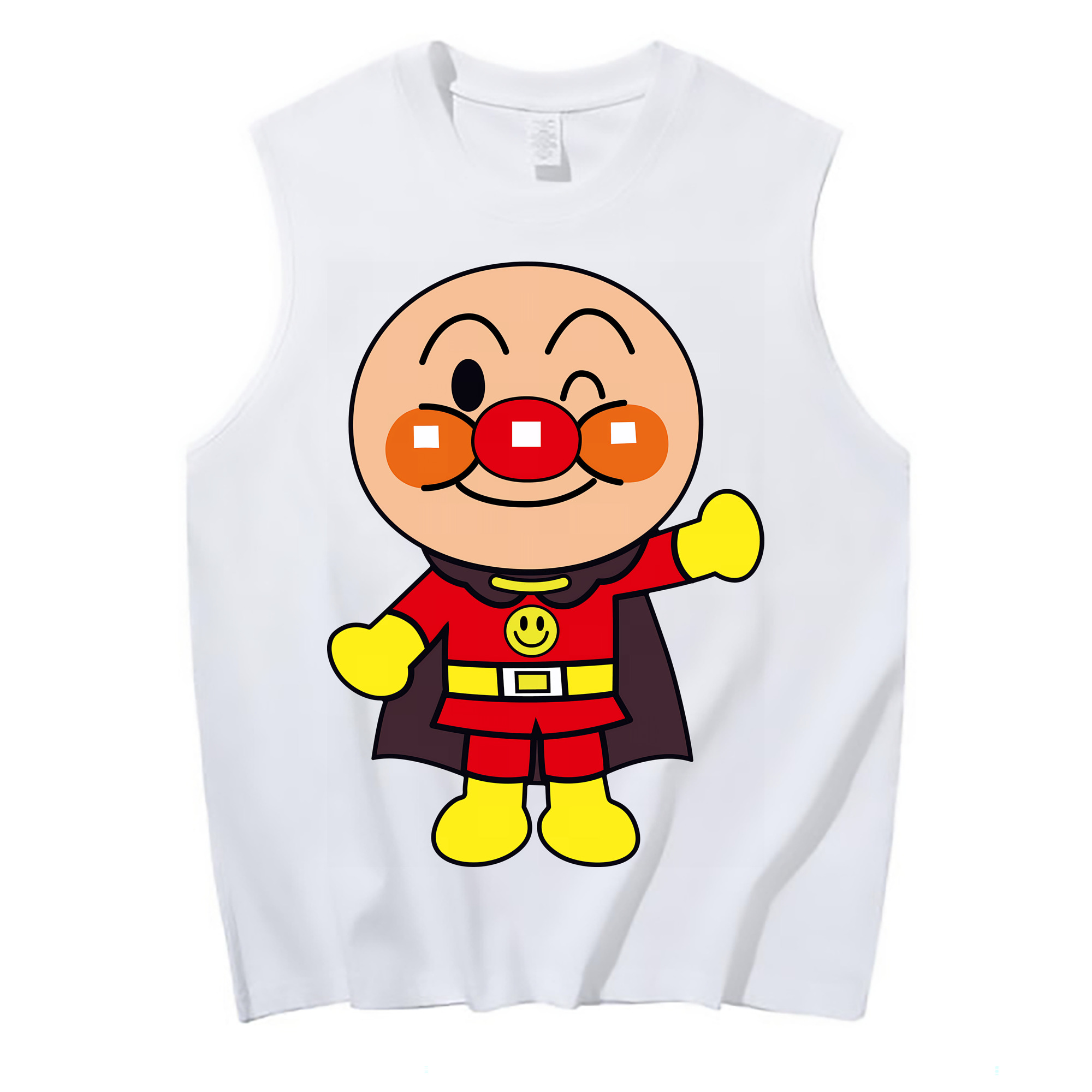 （画像用） アンパンマン Anpanman コットン100％タンクトップ（フロントプリント）